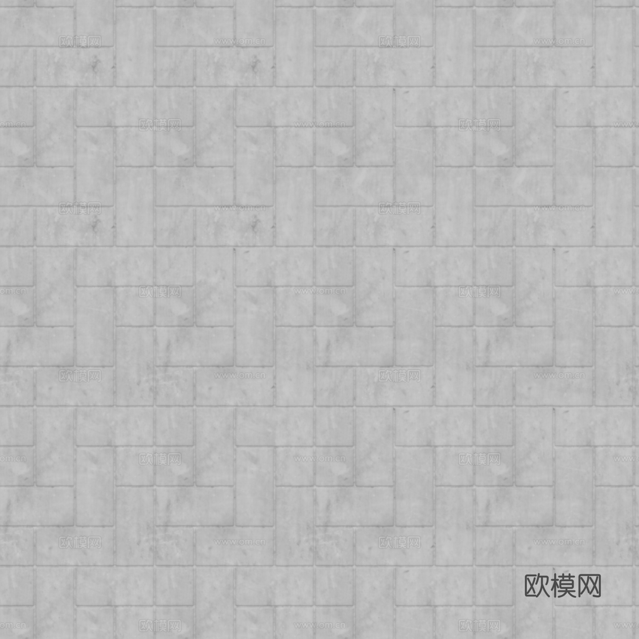 无缝地砖石砖铺路砖户外砖 PBR材质贴图 2k