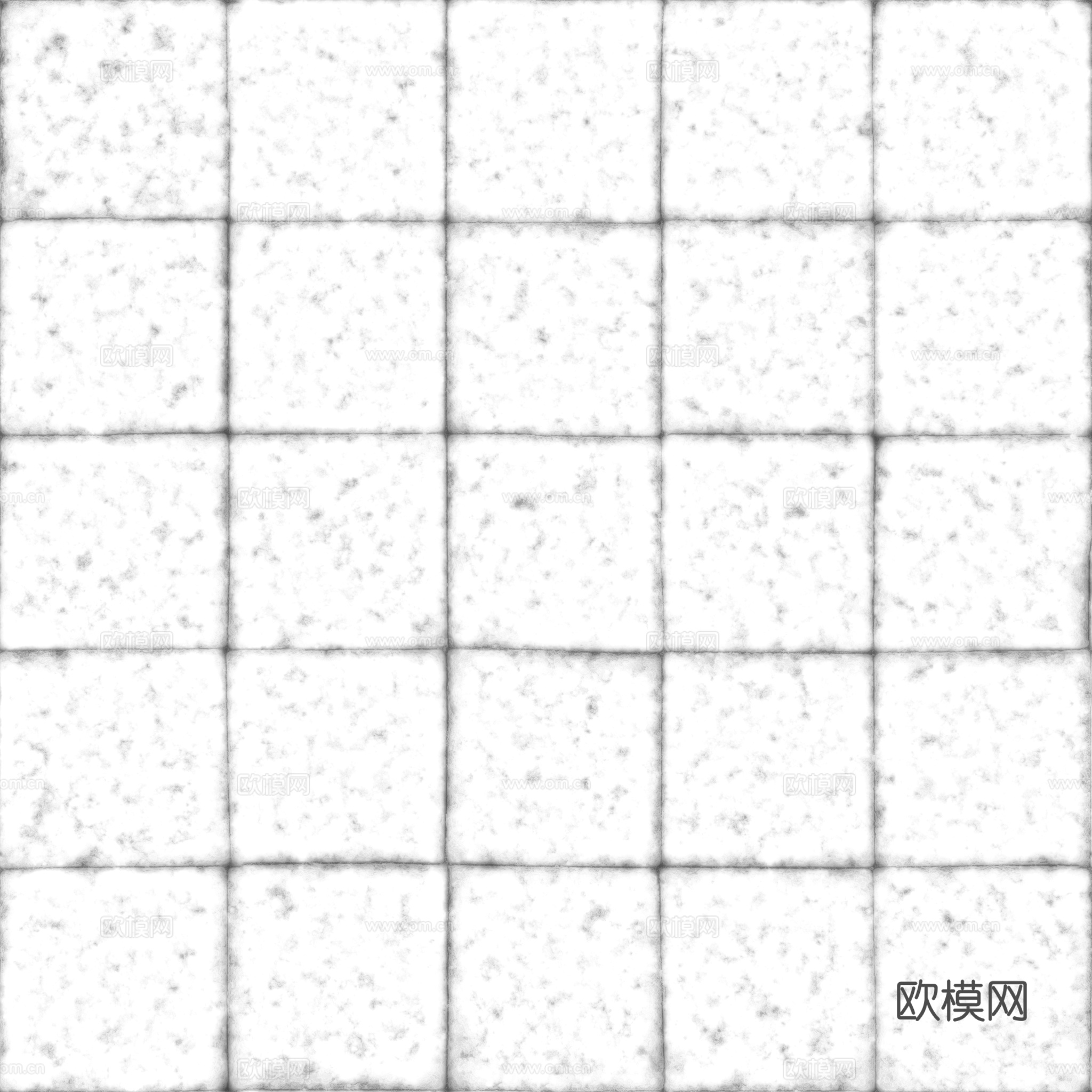 无缝地砖水泥砖铺路砖户外砖广场砖 PBR材质贴图 2k
