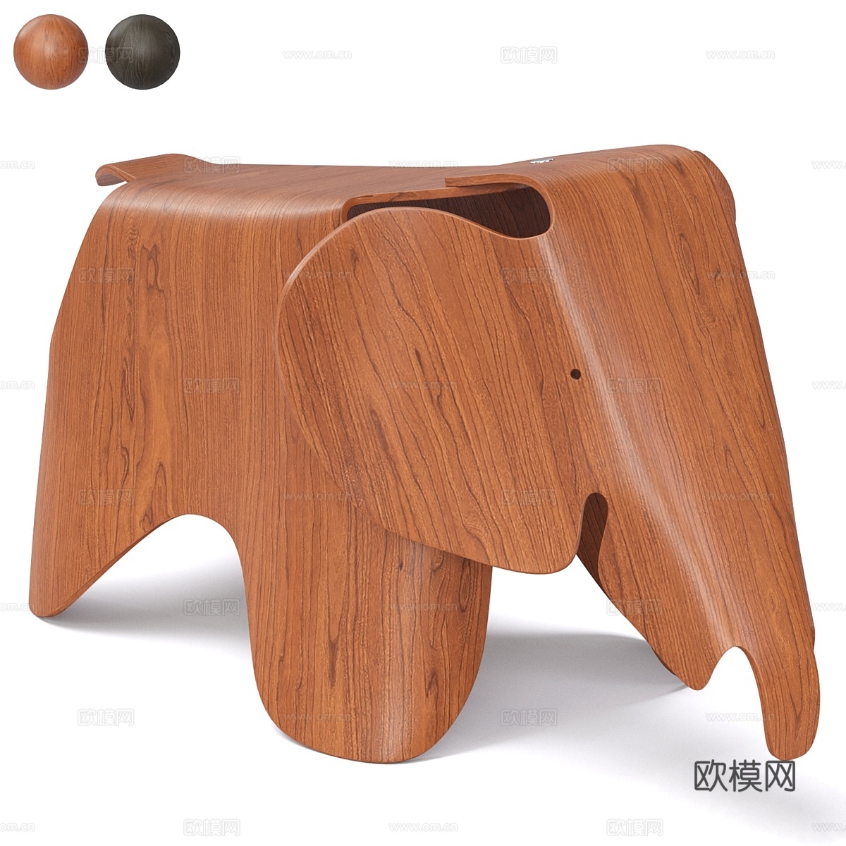 儿童椅子 Eames Elephant Vitra3d模型下载