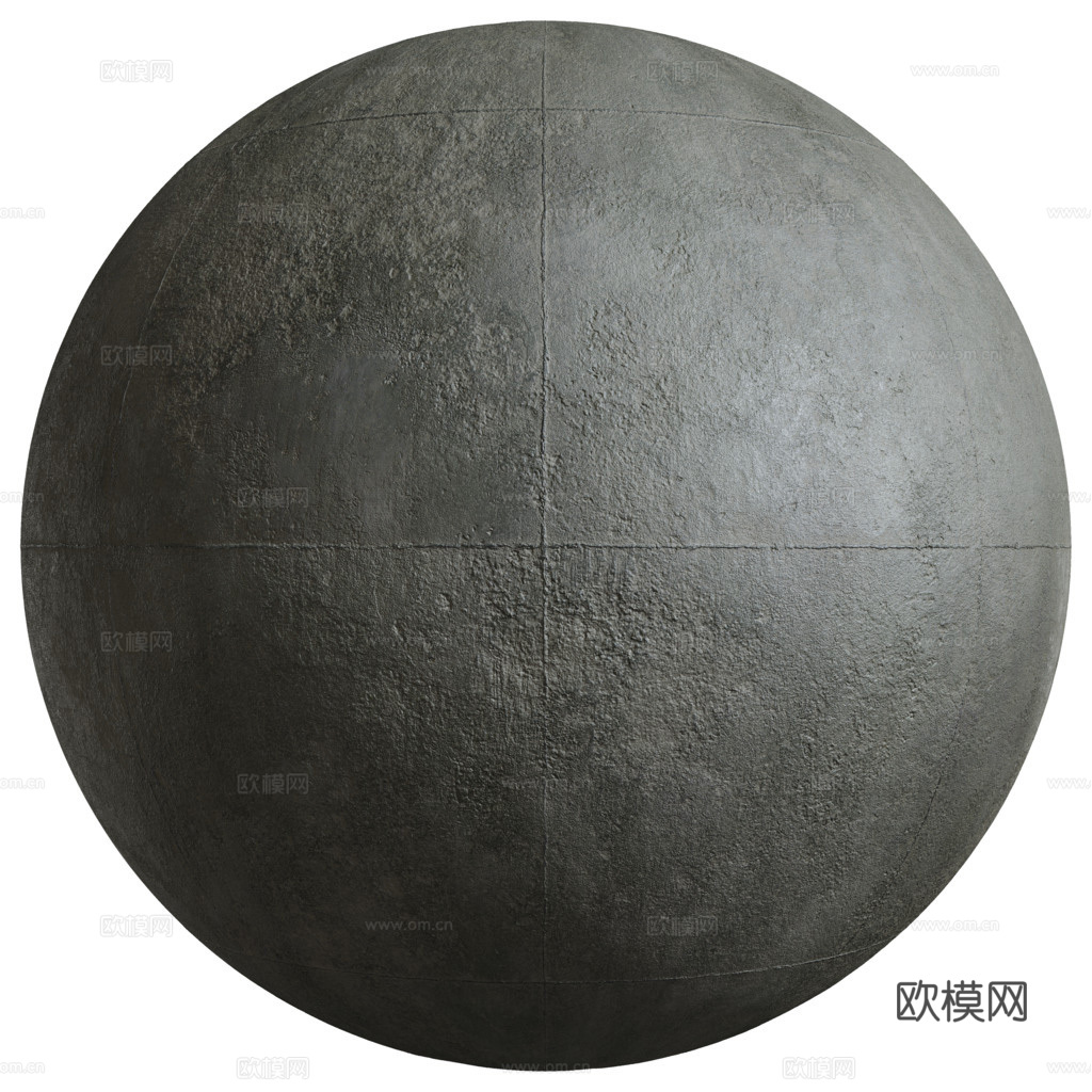 无缝装饰混凝土清水混凝土 PBR材质贴图 2k