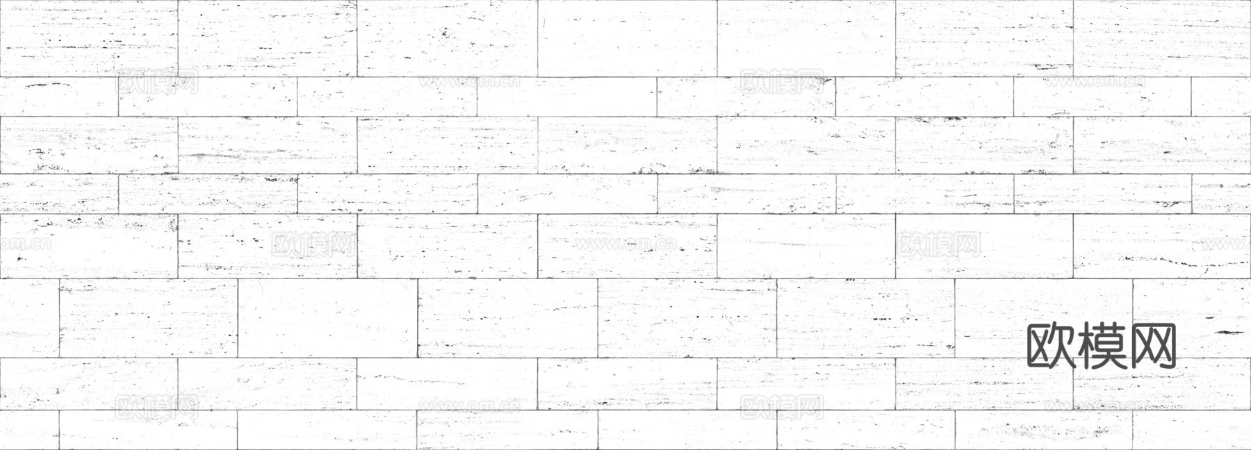 无缝洞石墙砖石砖铺路砖户外砖 PBR材质贴图 4k