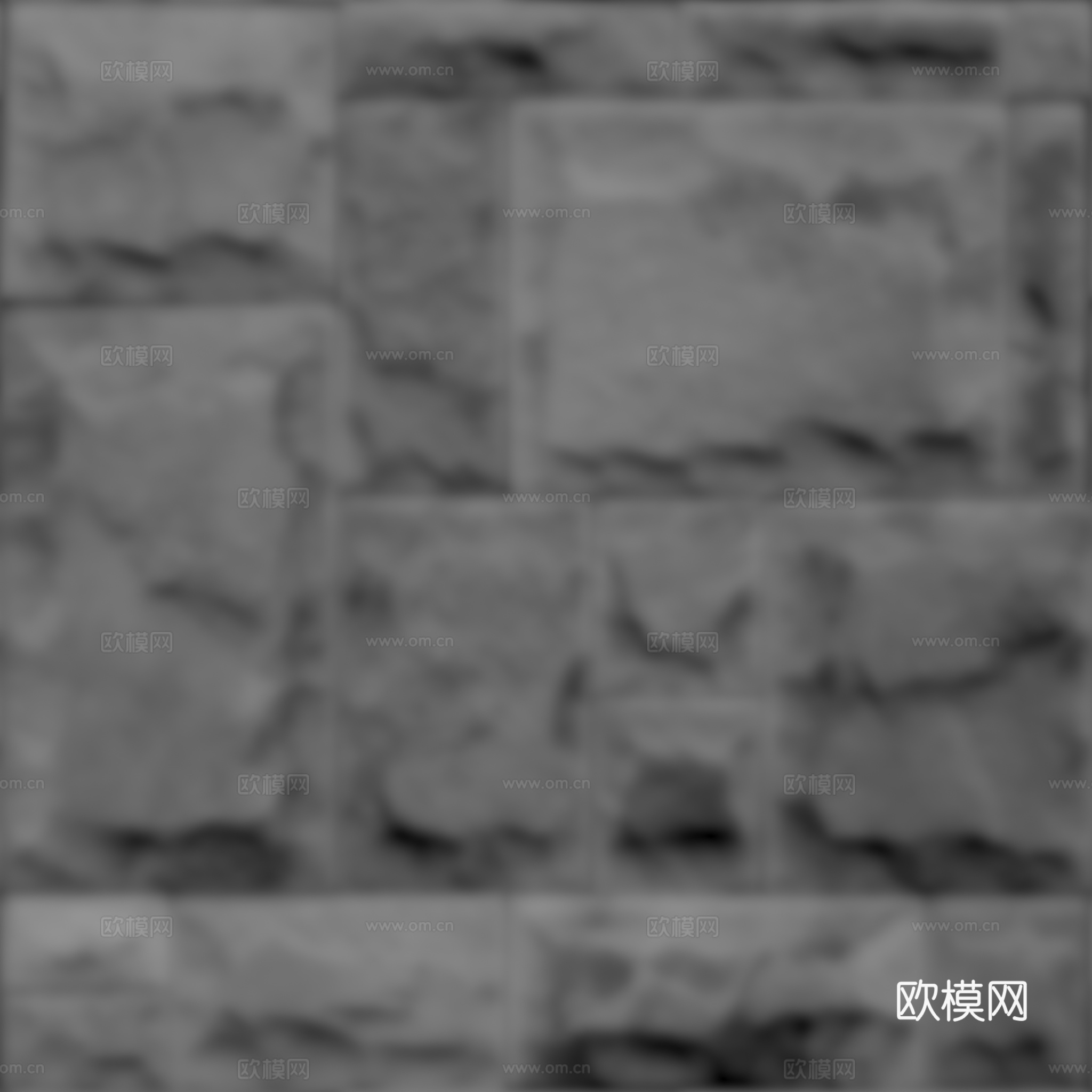 无缝墙砖石砖户外砖PU石 PBR材质贴图 2k