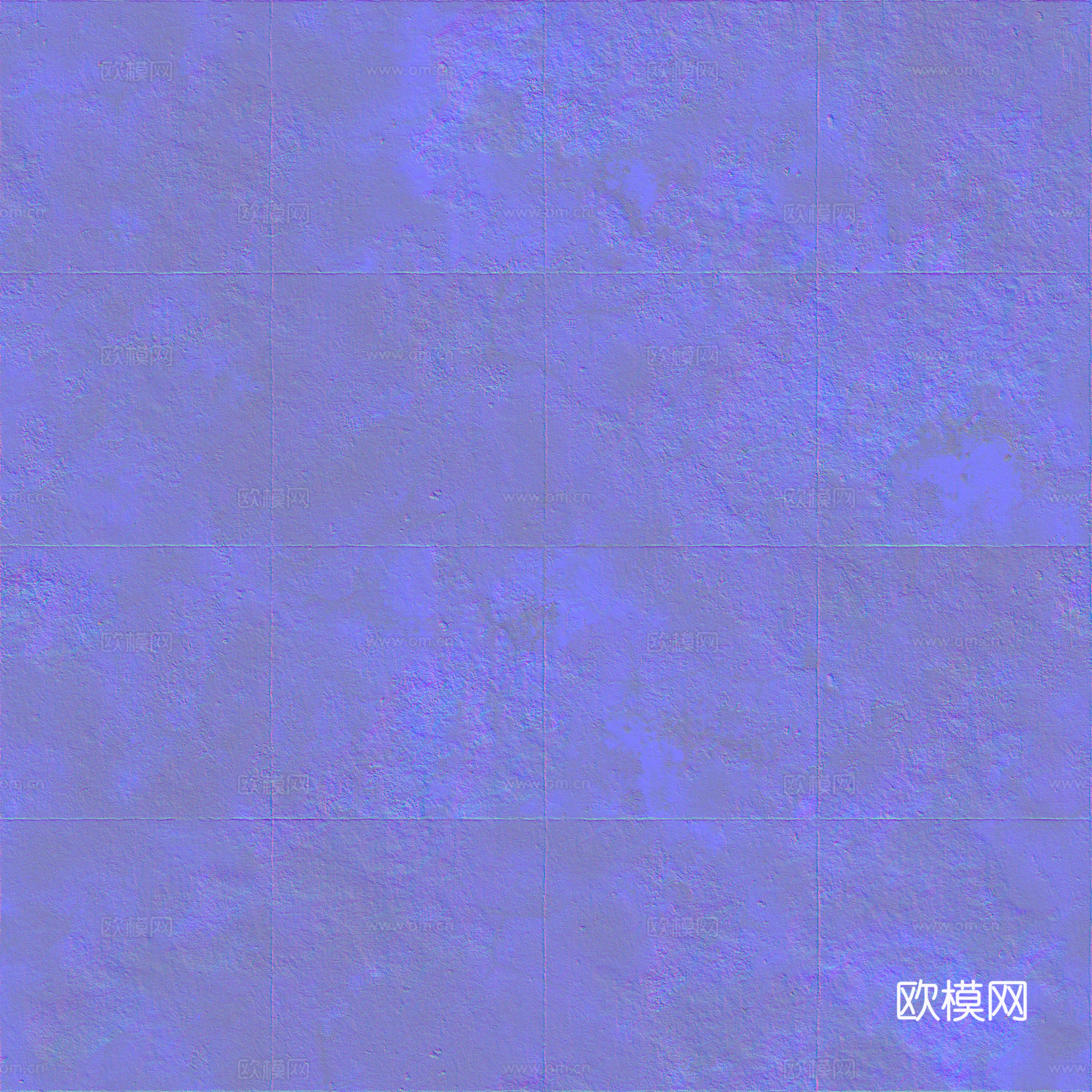 无缝装饰混凝土清水混凝土 PBR材质贴图 2k