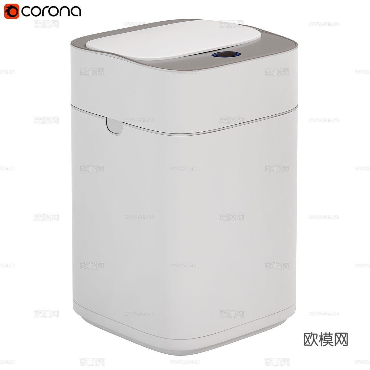 Joy品牌无接触智能吸附垃圾桶3d模型