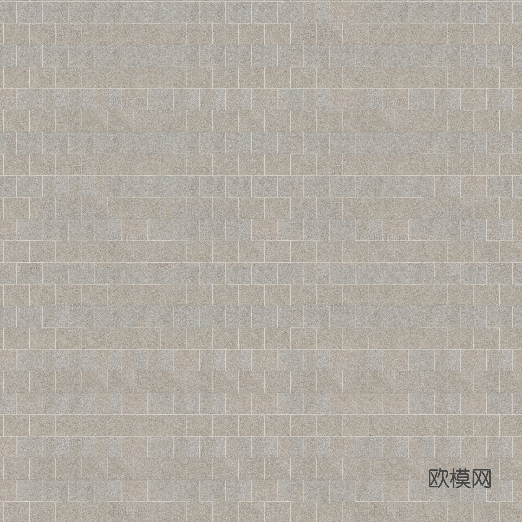 无缝地砖水泥砖石砖铺路砖户外砖 PBR材质贴图 2k