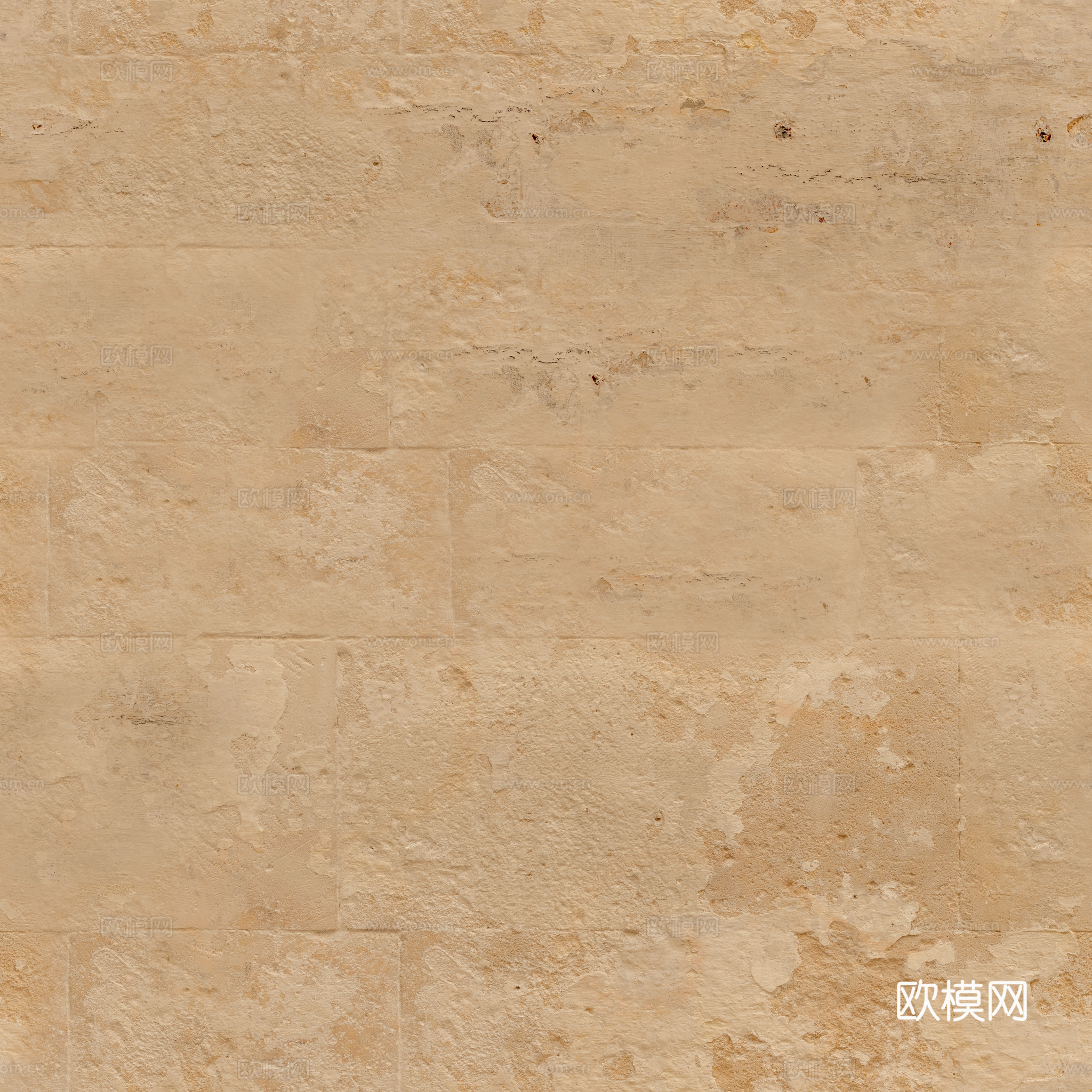 无缝地砖墙砖水泥砖铺路砖户外砖 PBR材质贴图 2k