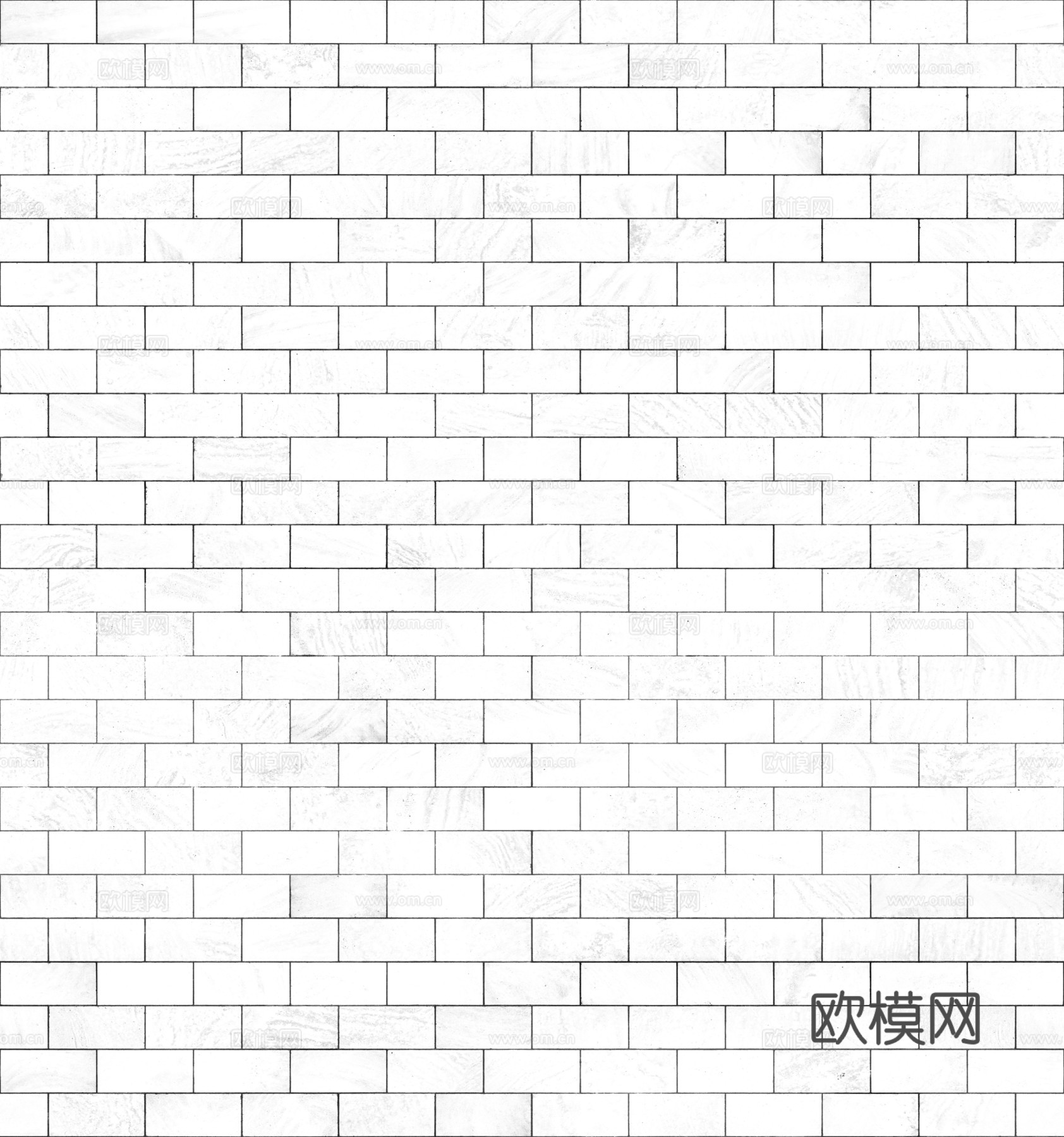 无缝洞石墙砖石砖铺路砖户外砖 PBR材质贴图 2k