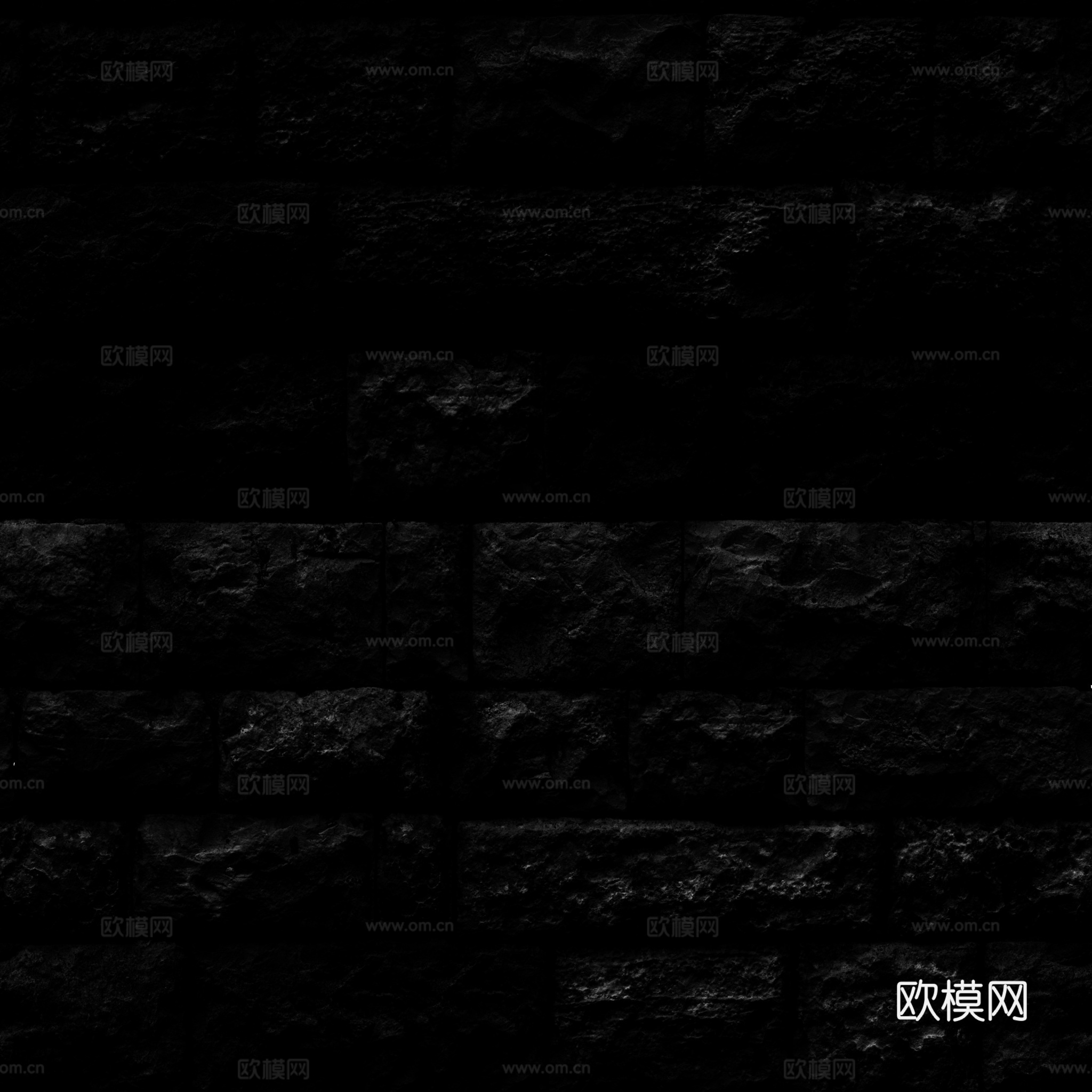 无缝墙砖水泥砖石砖户外砖 PBR材质贴图 2k