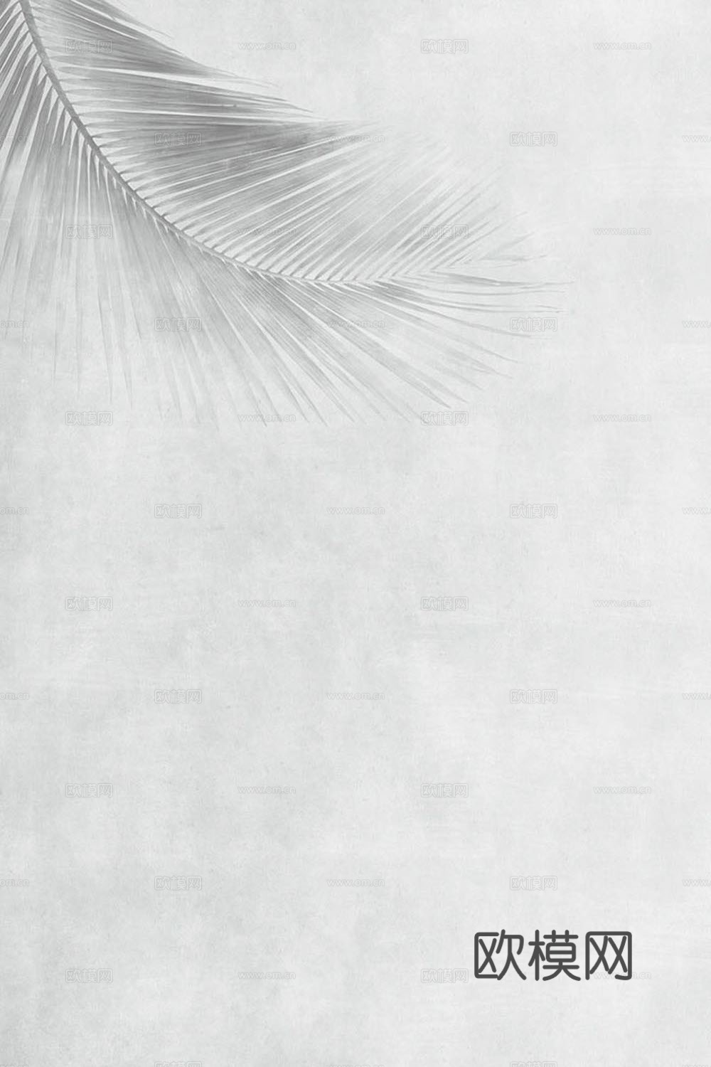 蕉叶壁画壁纸