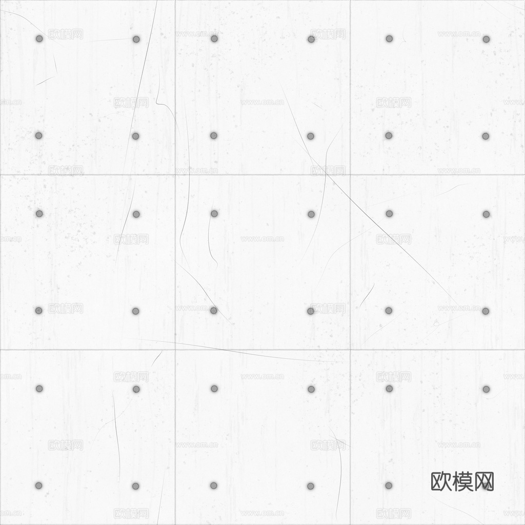 无缝混凝土清水混凝土水泥墙面 PBR材质贴图 1k