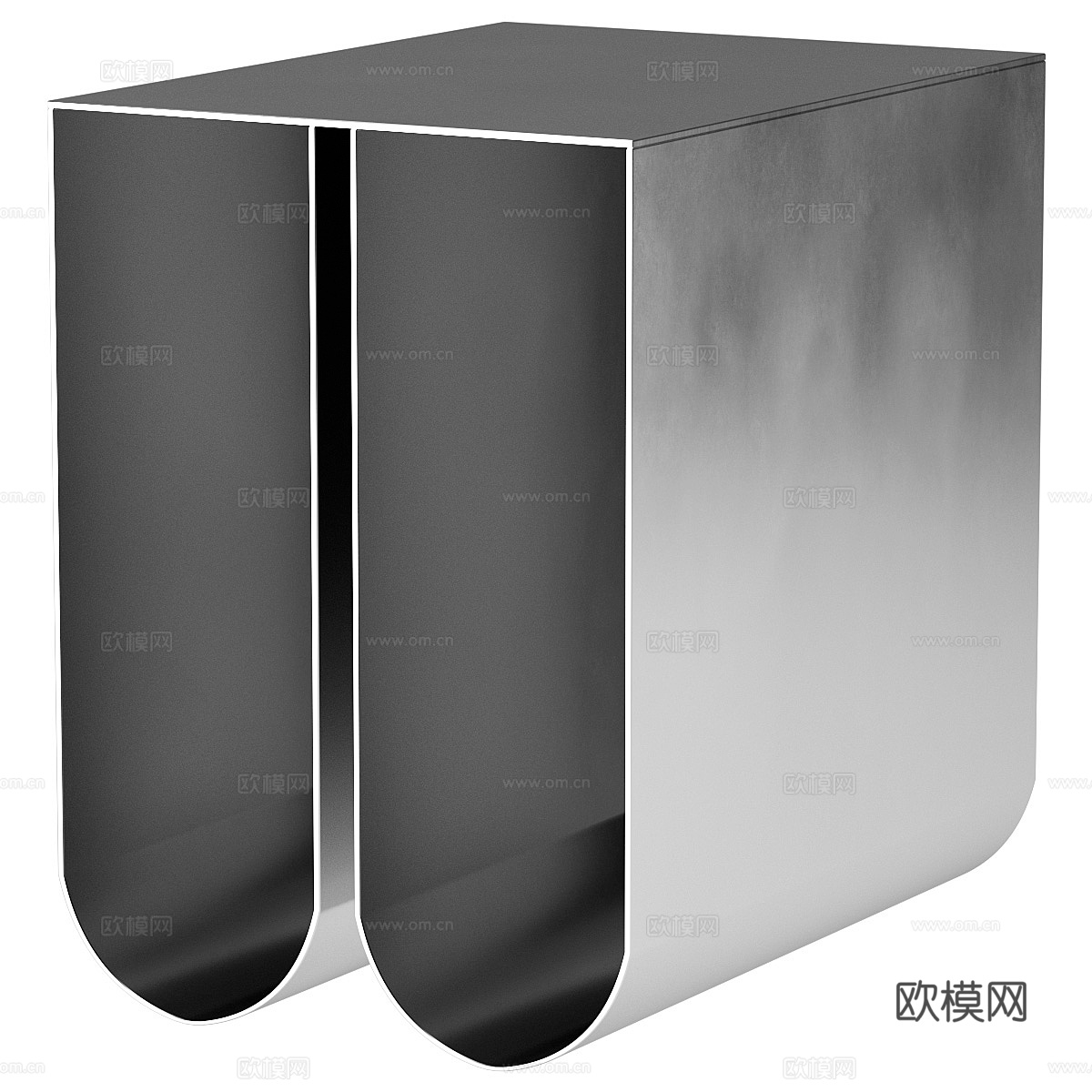 曲线边桌3d模型