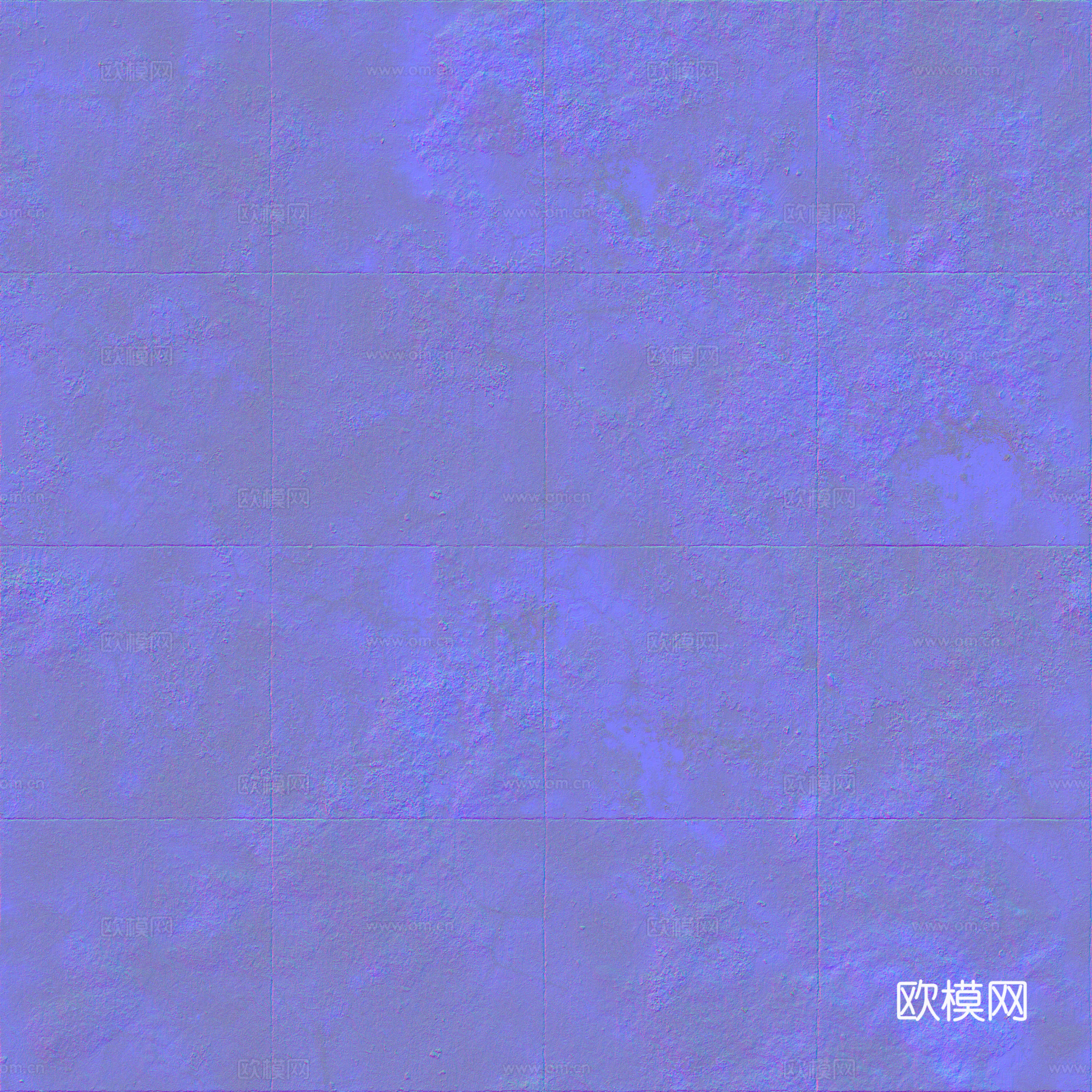 无缝装饰混凝土清水混凝土 PBR材质贴图 2k