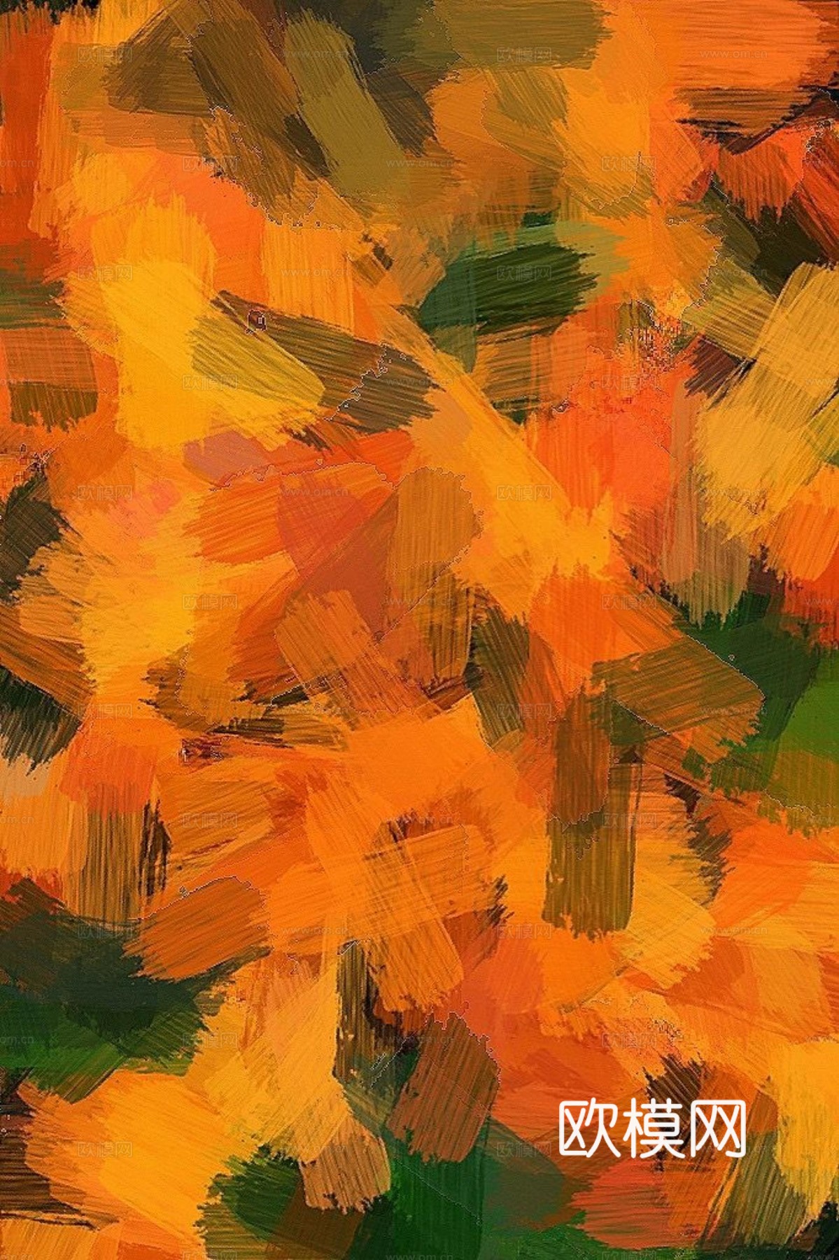 现代装饰画 油画 抽象画 艺术画贴图