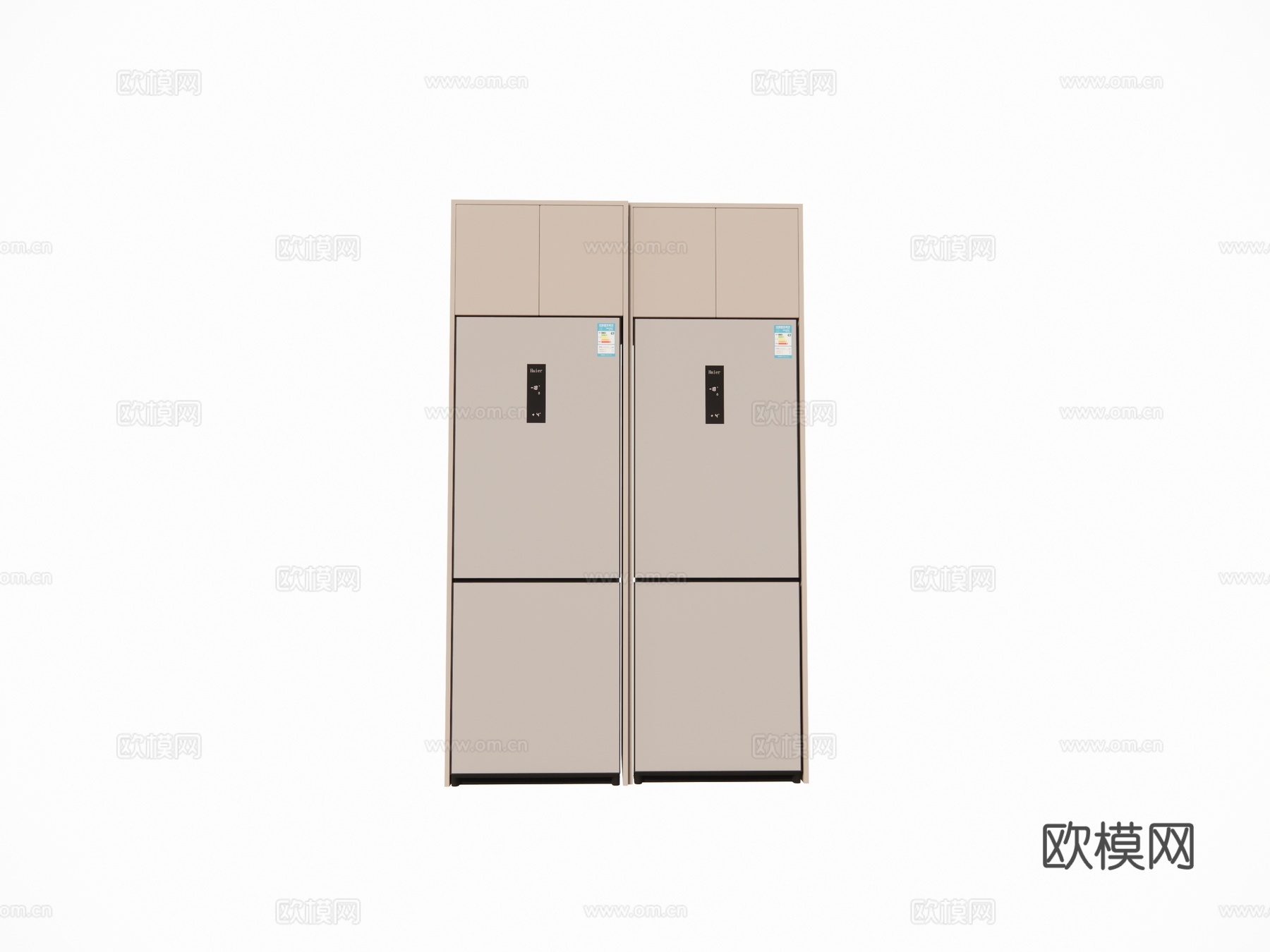 家电 冰箱su模型