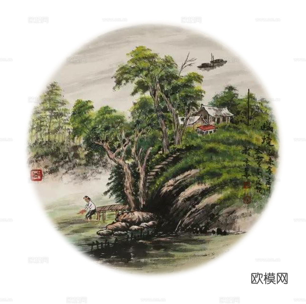 高清中式装饰画下载