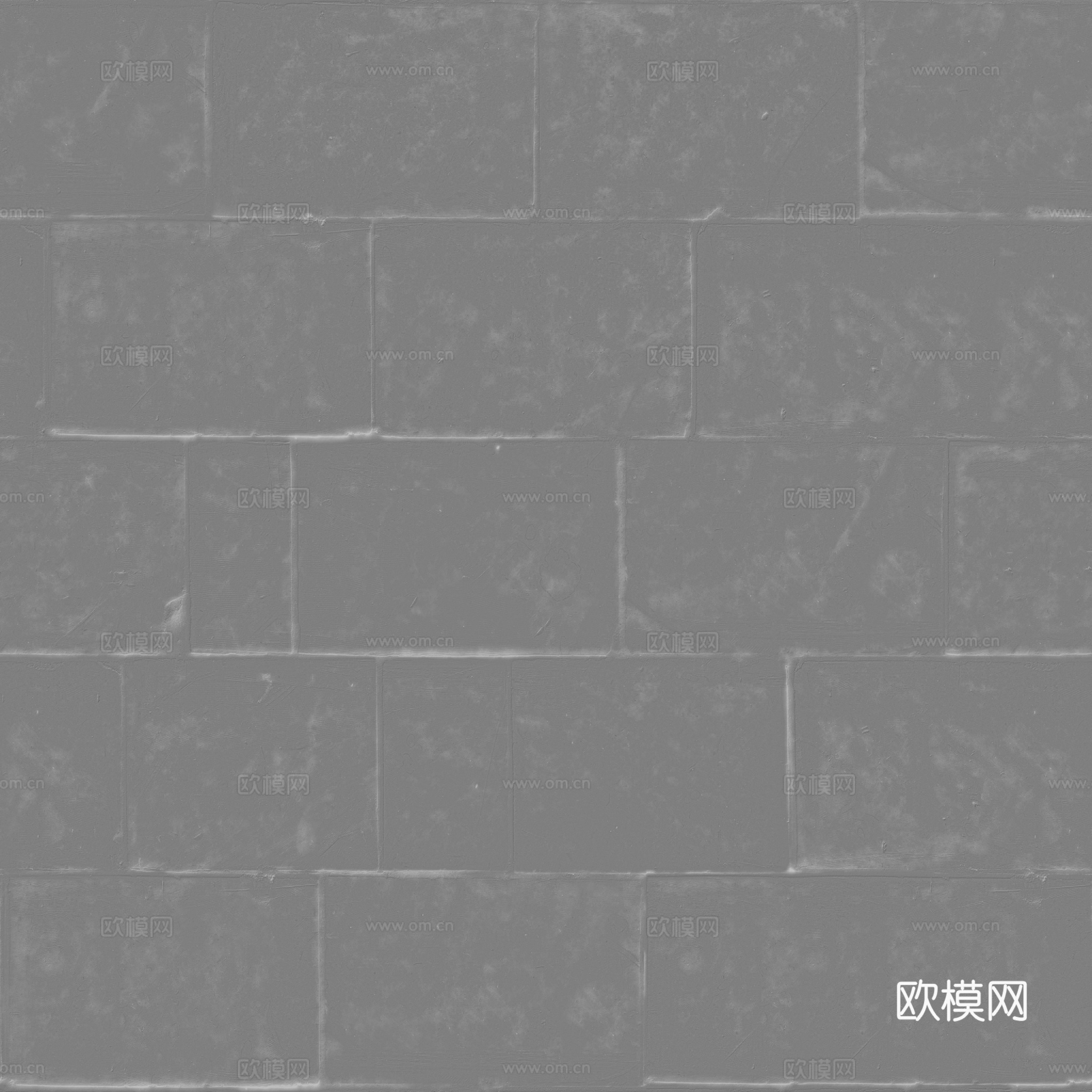 无缝地砖墙砖石砖石板铺路砖户外砖 PBR材质贴图 2k
