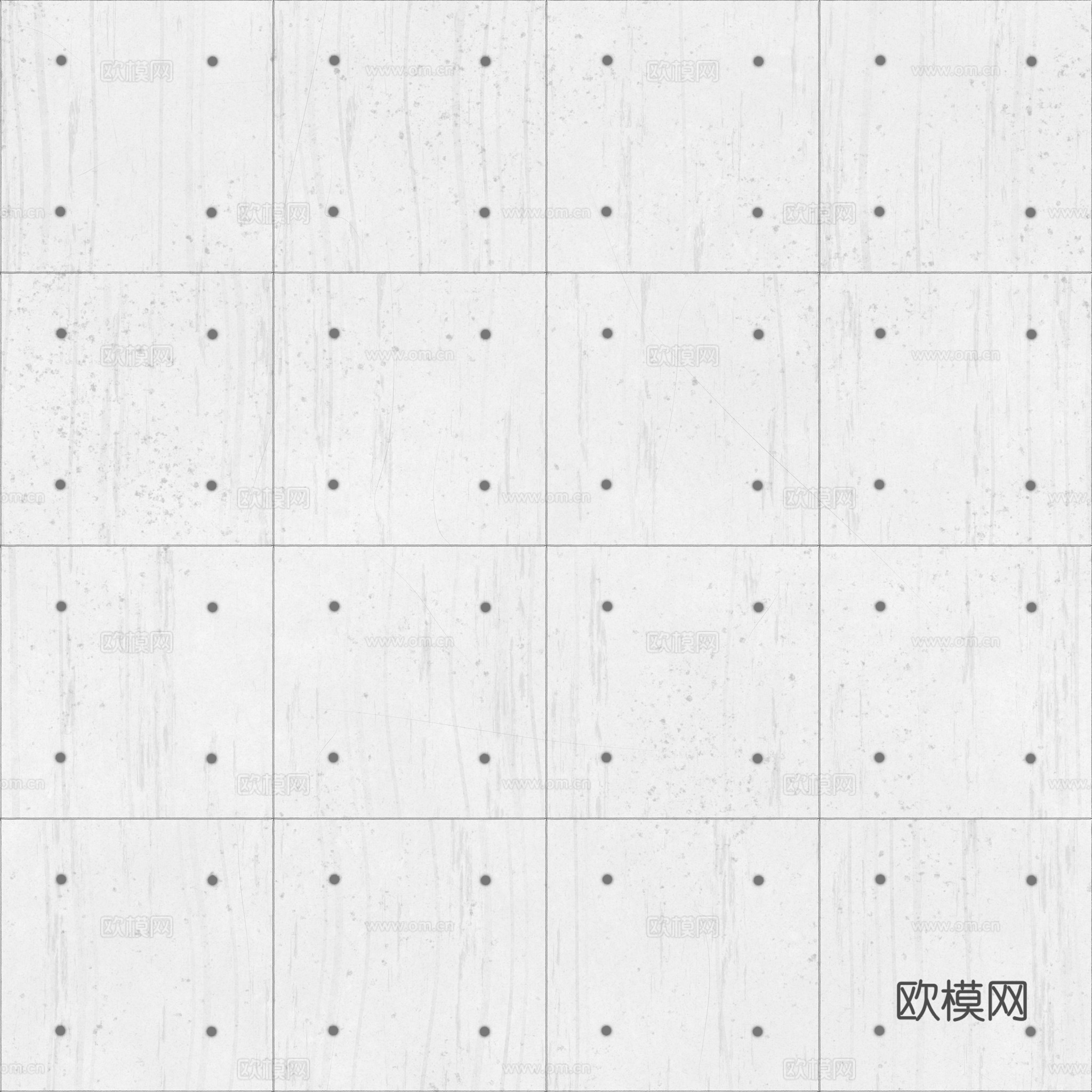 无缝混凝土清水混凝土水泥墙面 PBR材质贴图 2k