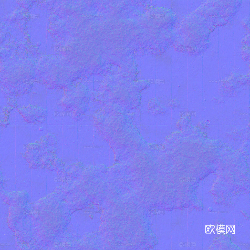 无缝破旧装饰混凝土清水混凝土 PBR材质贴图 1k