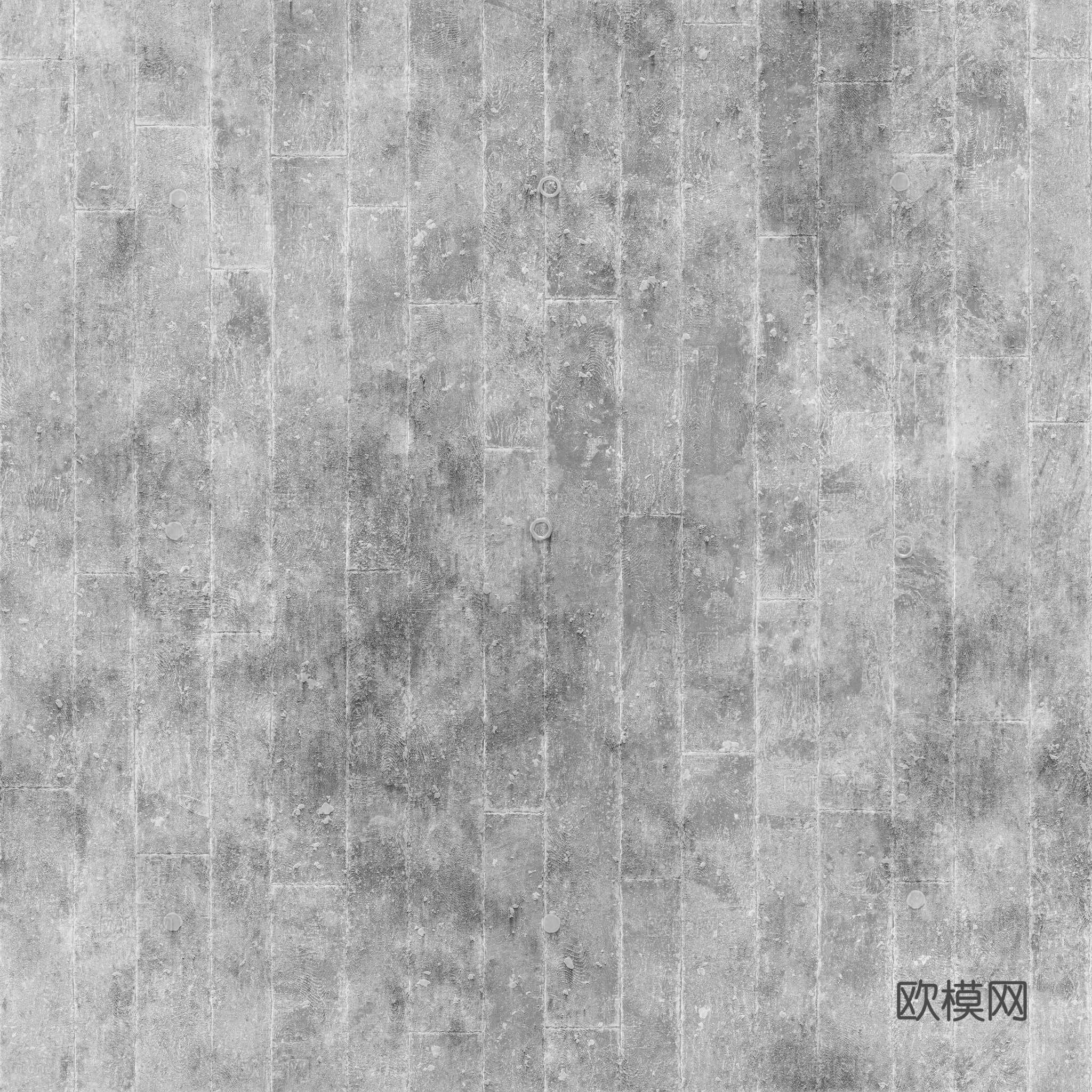 无缝装饰混凝土清水混凝土 PBR材质贴图 2k