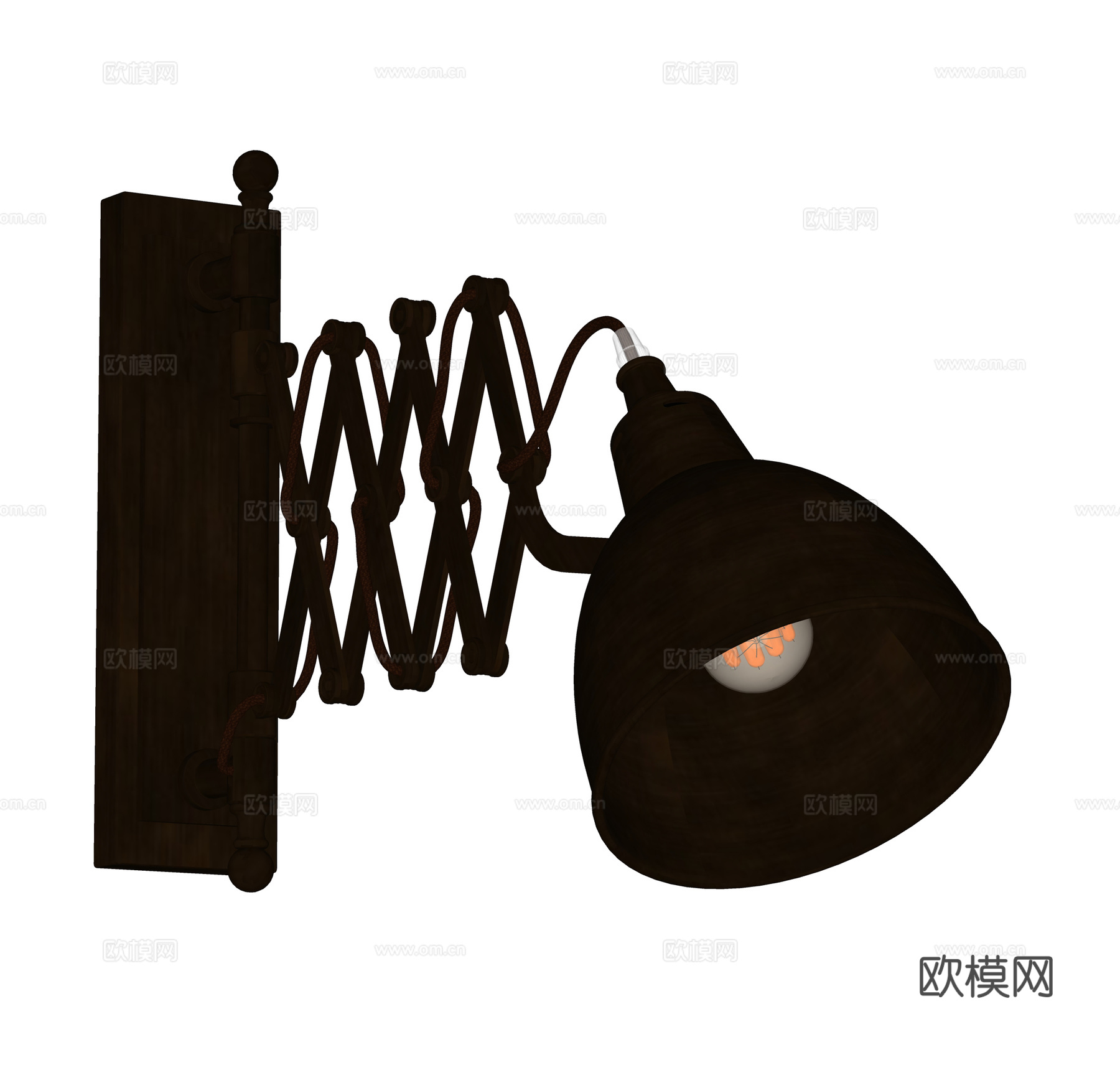 现代壁灯 金属壁灯 过道壁灯 户外壁灯su模型