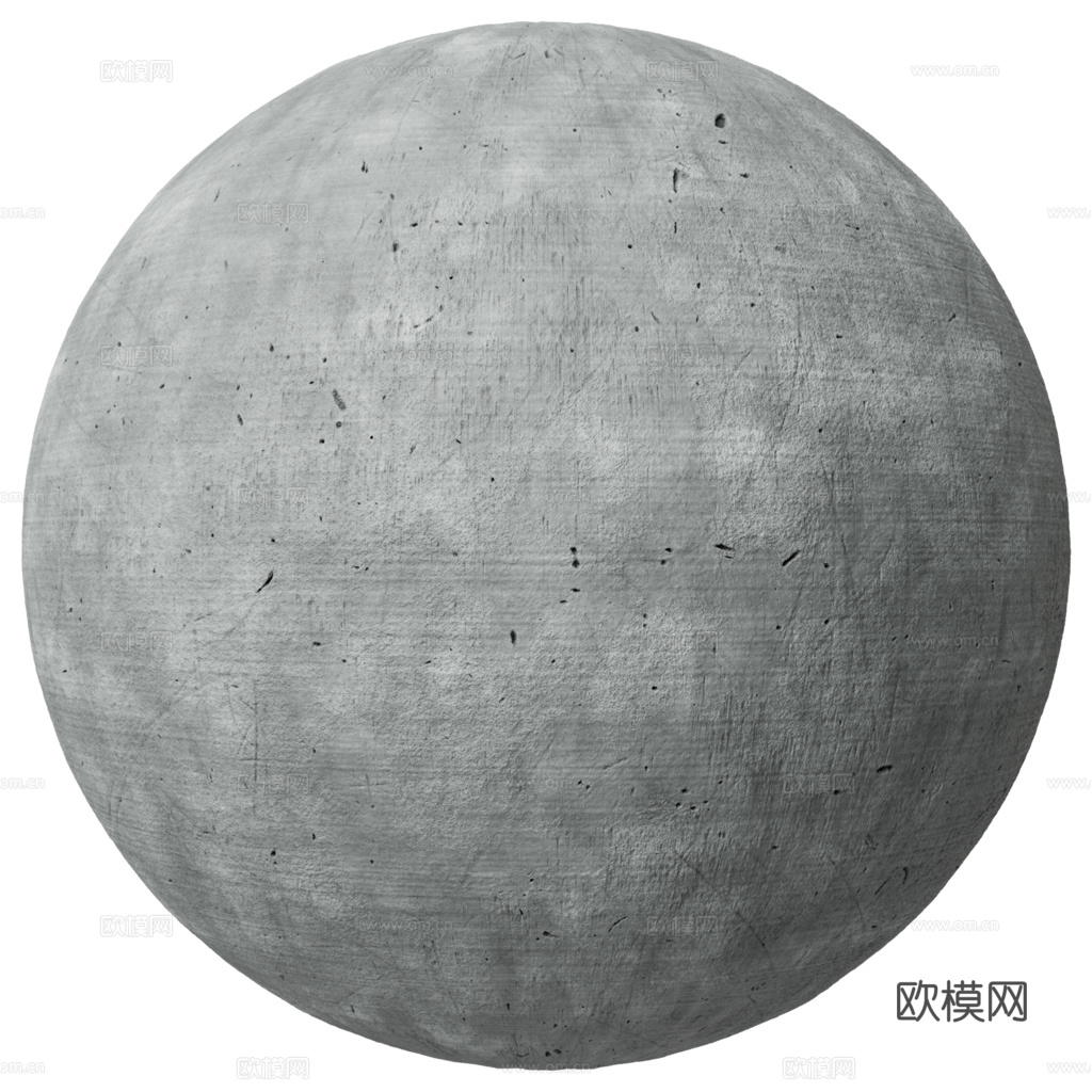 无缝水泥墙水泥地 PBR材质贴图 1k