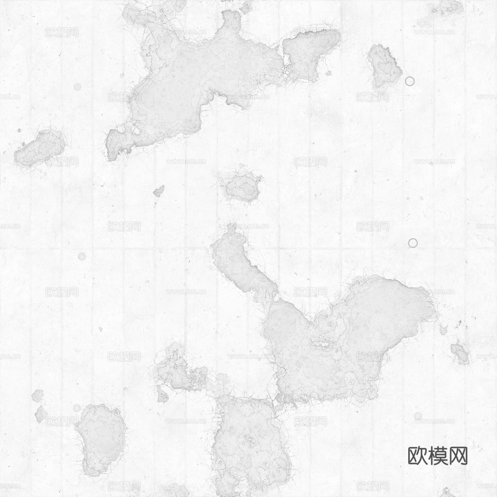 无缝破旧装饰混凝土清水混凝土 PBR材质贴图 1k