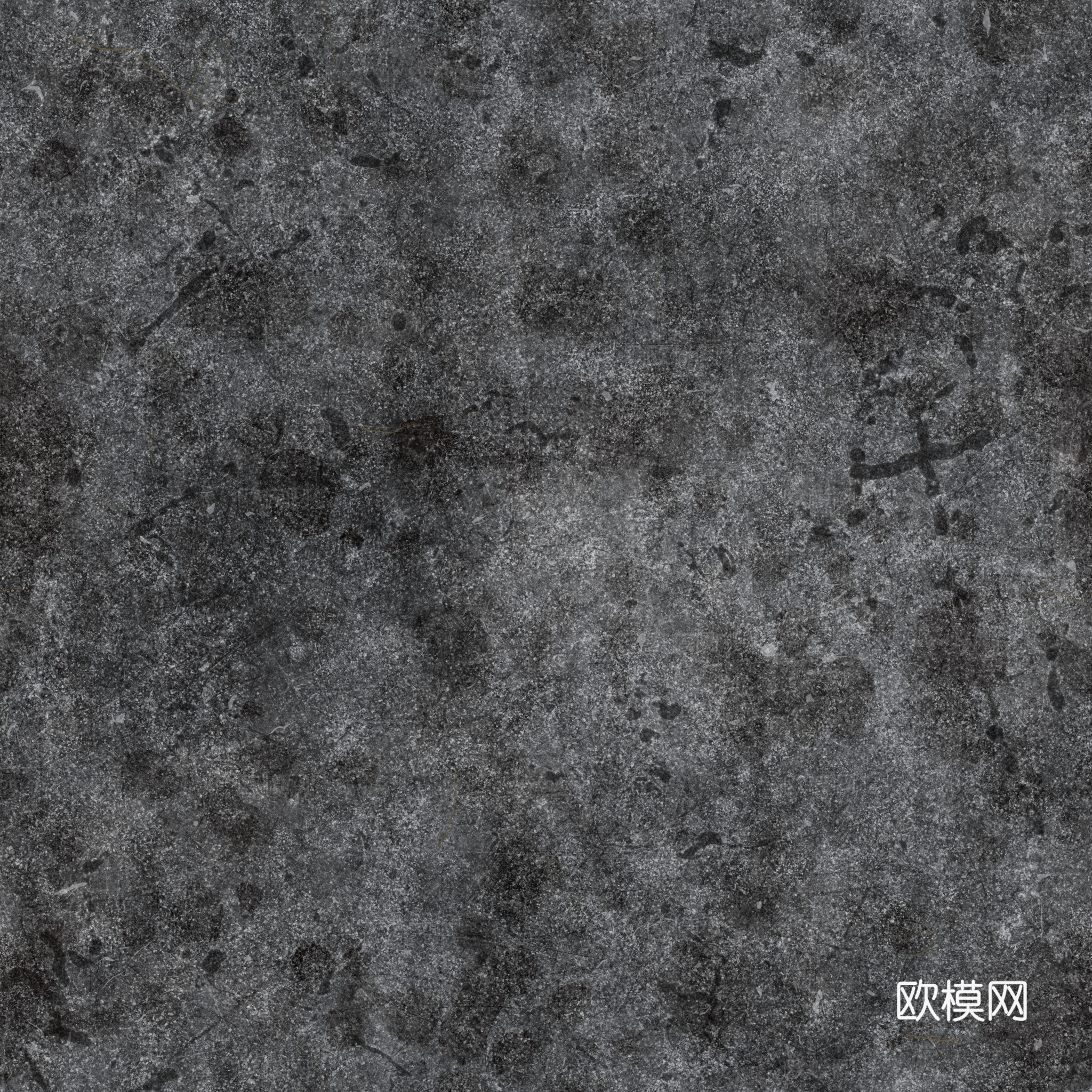 无缝水泥墙水泥地PBR材质贴图 2k