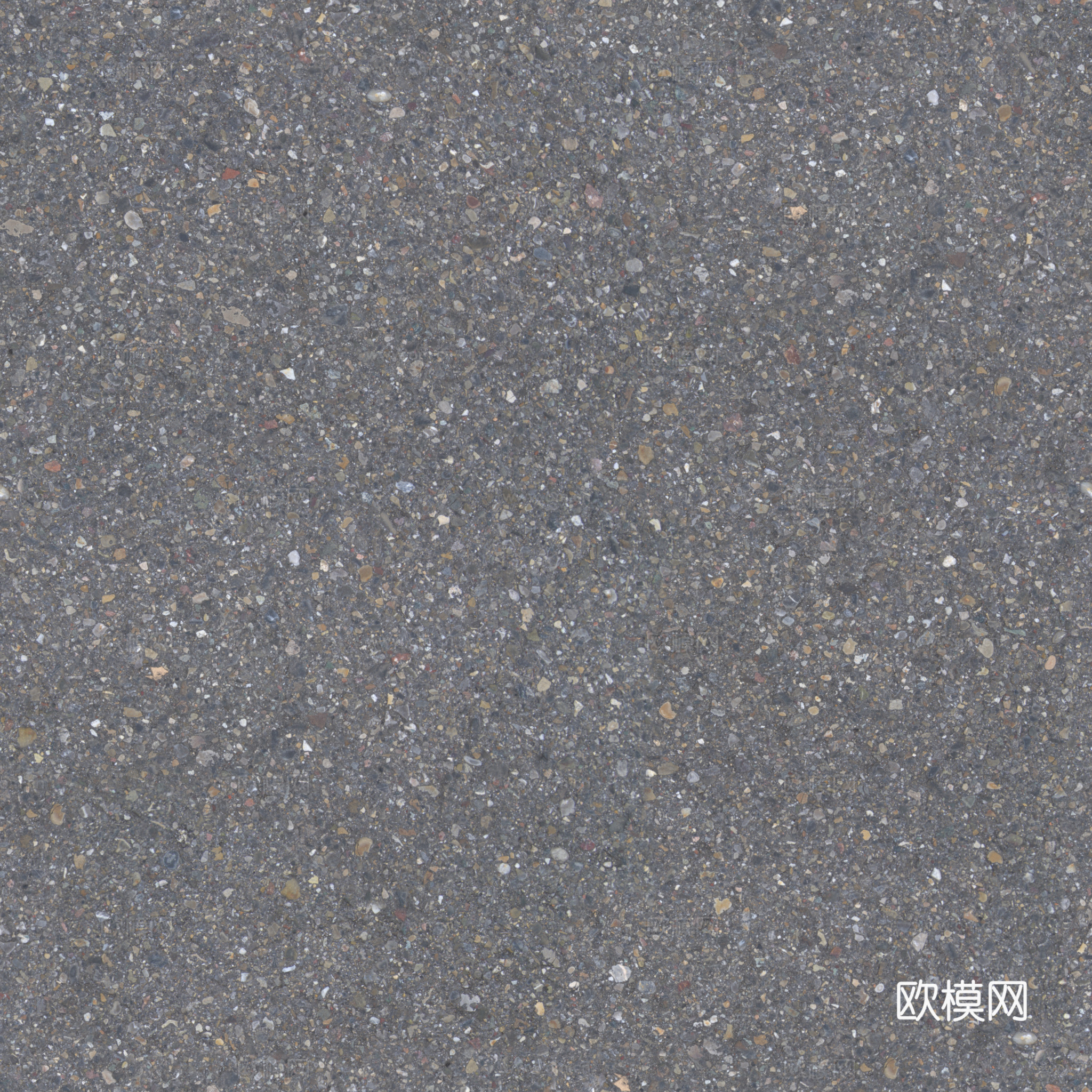无缝沥青地面水泥地面 PBR材质贴图 2k