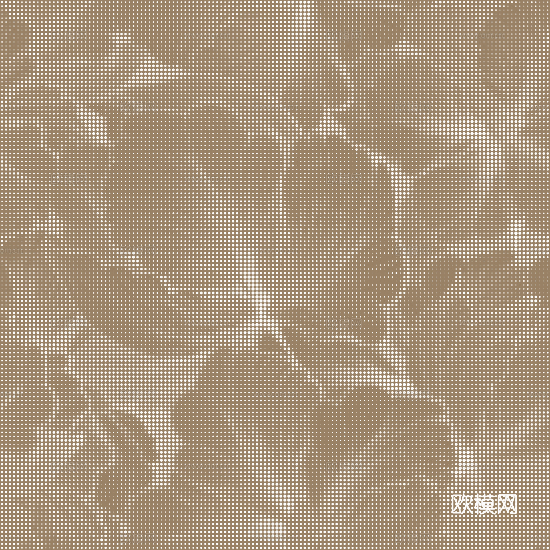 复古轻奢自然花朵图案渐变几何穿孔板