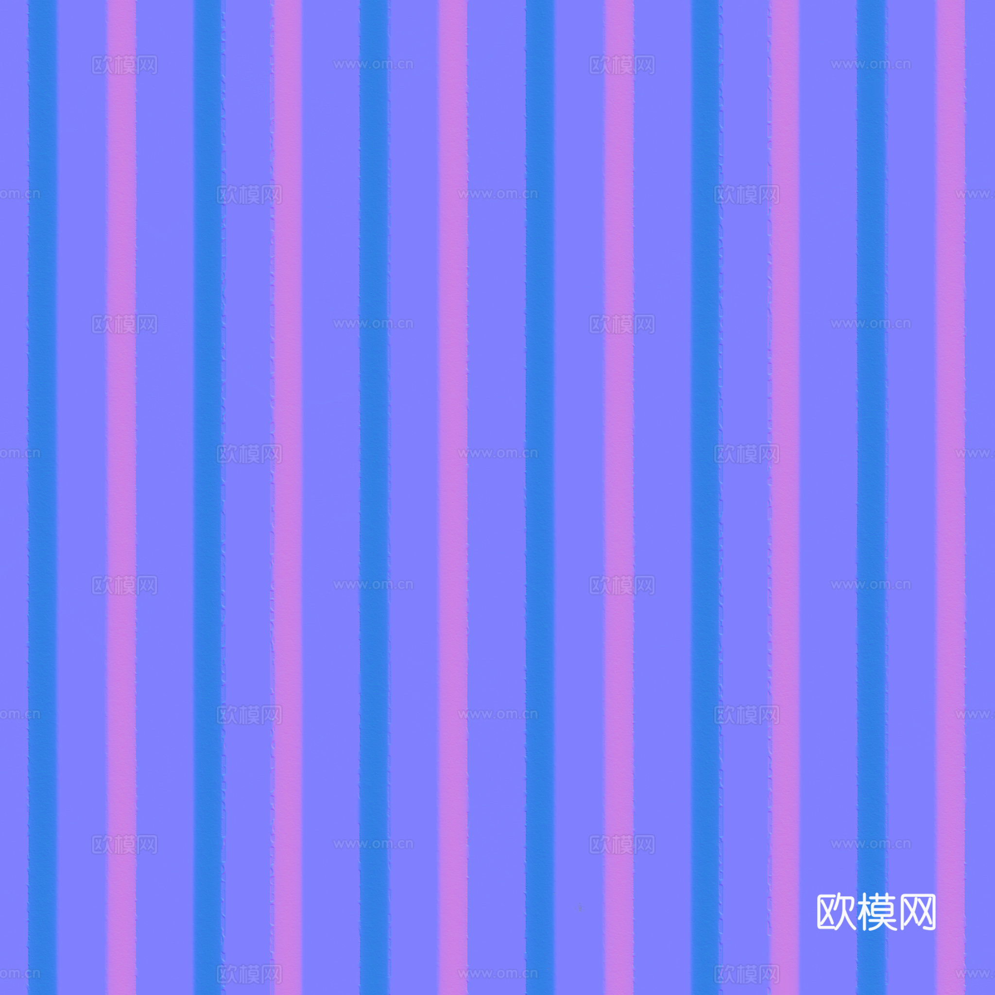 无缝金属波纹板波浪板 PBR材质贴图 2k