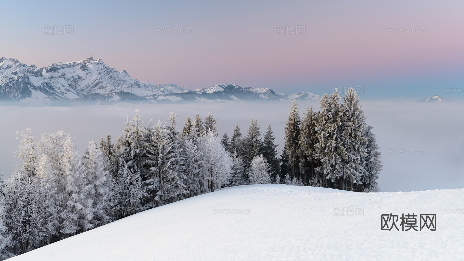 冬季户外雪景
