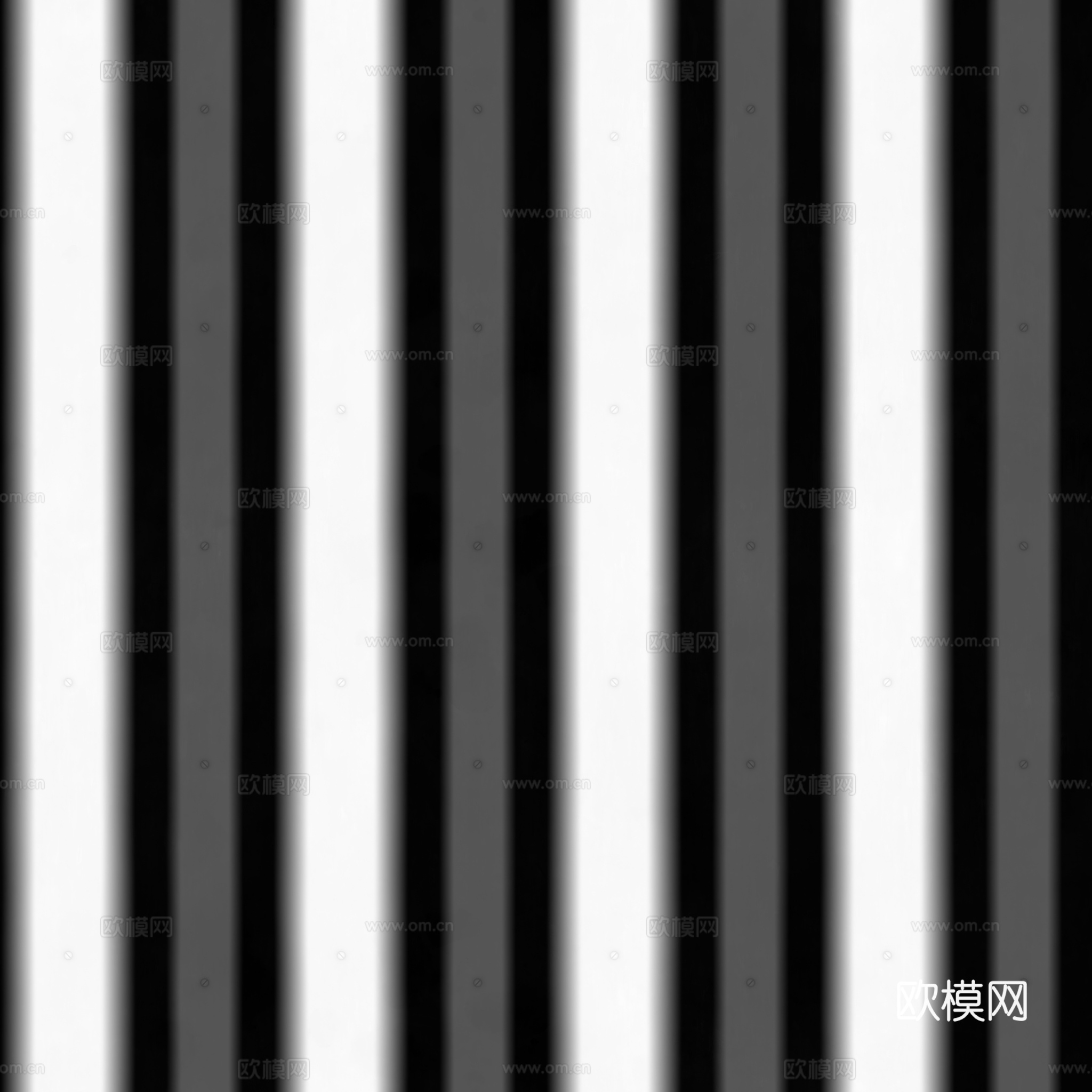 无缝金属波纹板波浪板 PBR材质贴图 2k