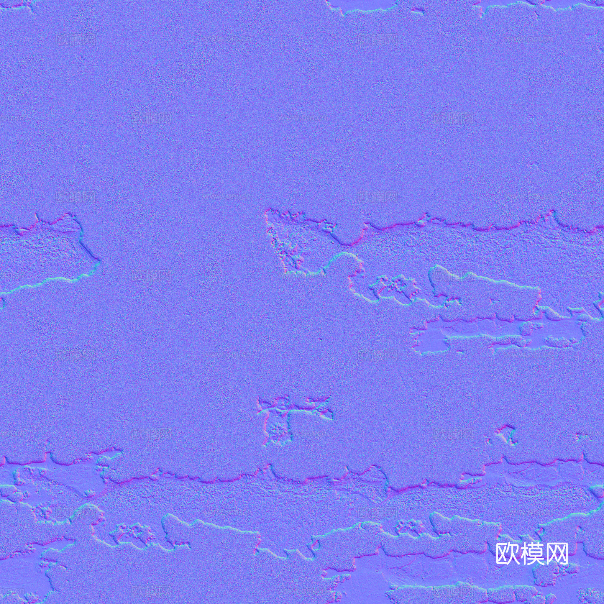 无缝沥青地面水泥地面 PBR材质贴图 2k
