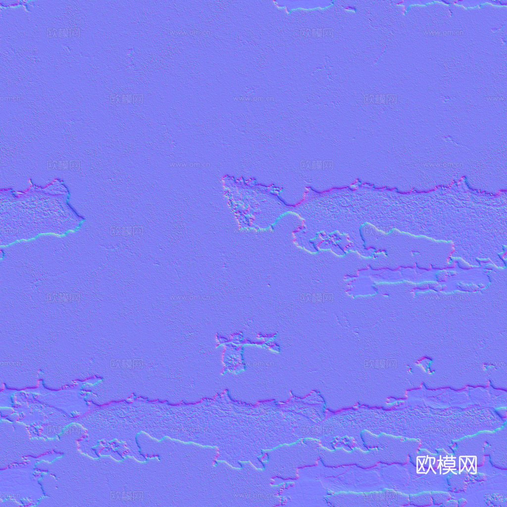 无缝沥青地面水泥地面 PBR材质贴图 1k