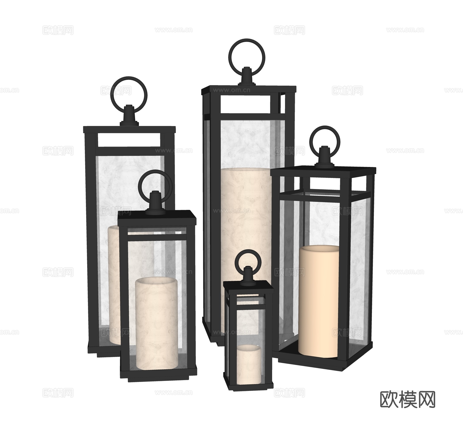 烛台灯 景观灯su模型