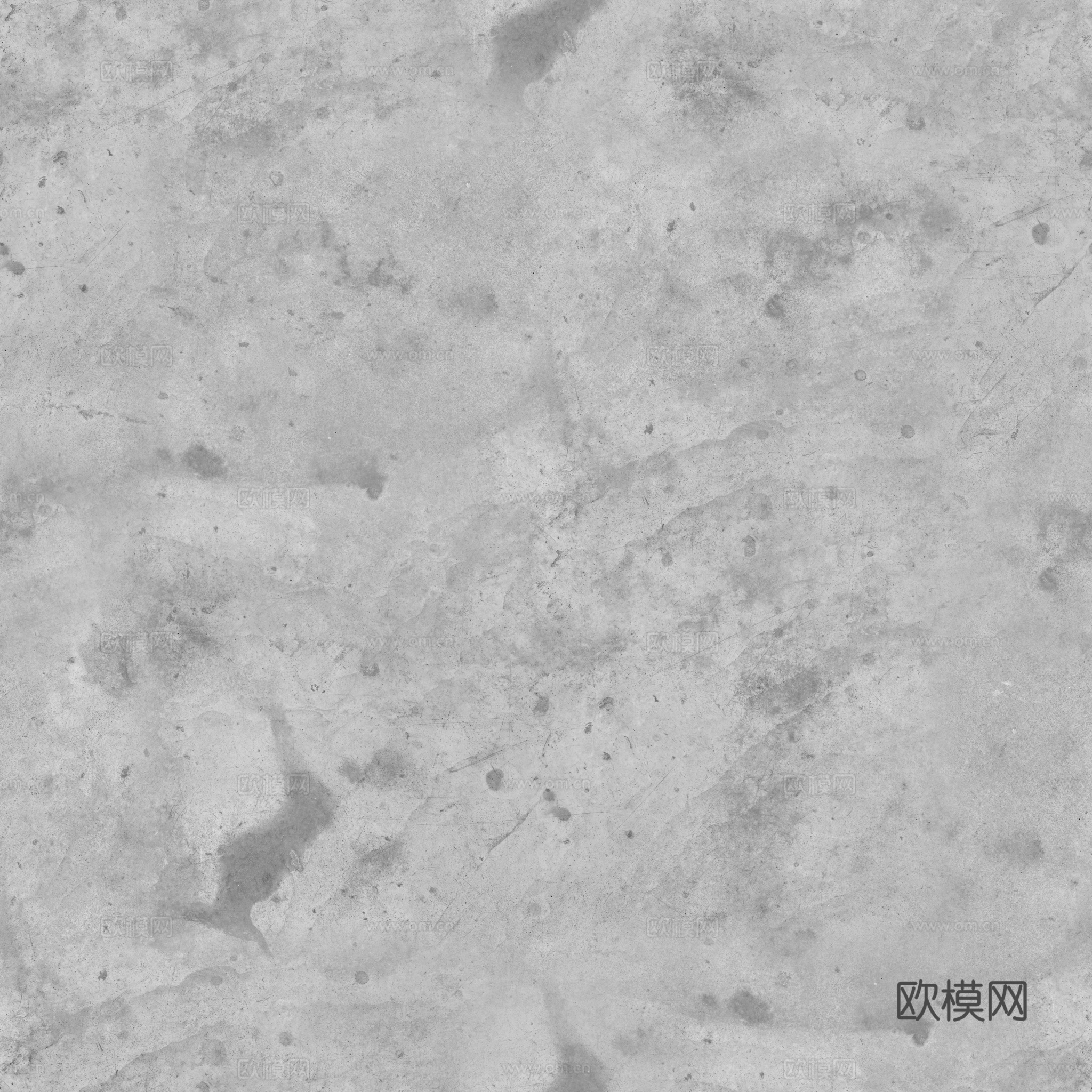 无缝水泥墙水泥地 PBR材质贴图 2k