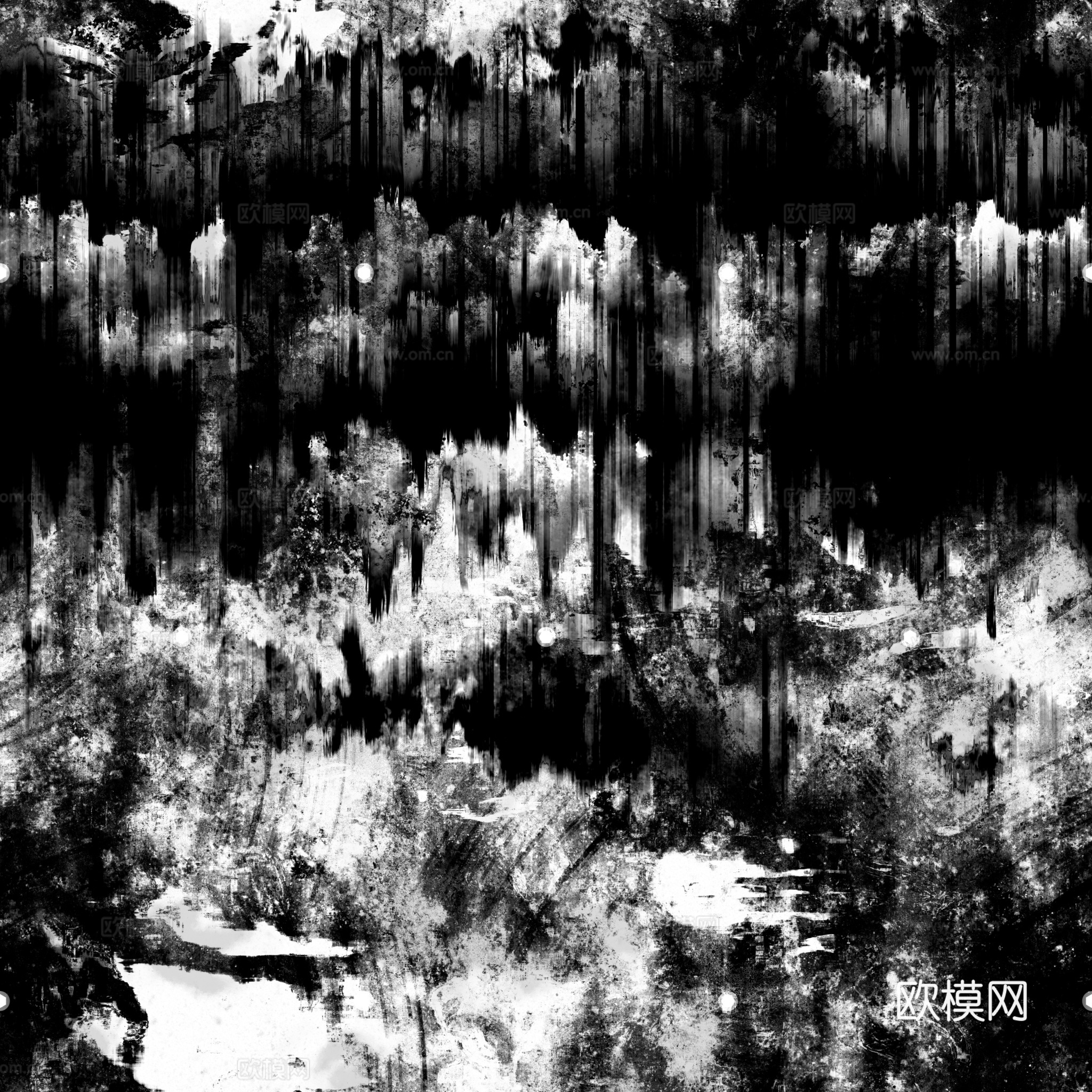 无缝金属波纹板波浪板 PBR材质贴图 2k