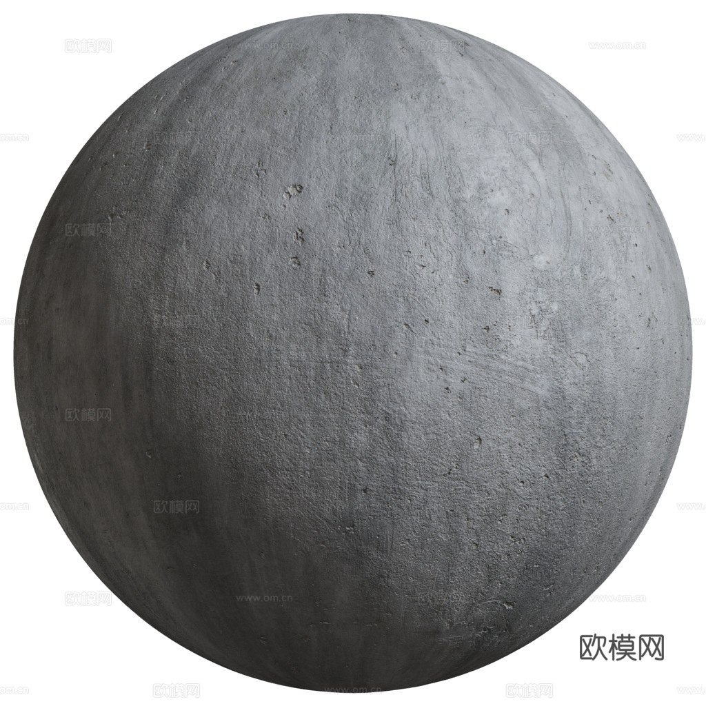 水泥墙水泥地 PBR材质贴图 1k