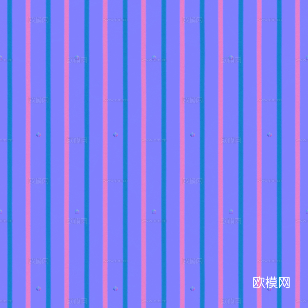无缝金属波纹板 PBR材质贴图 1k