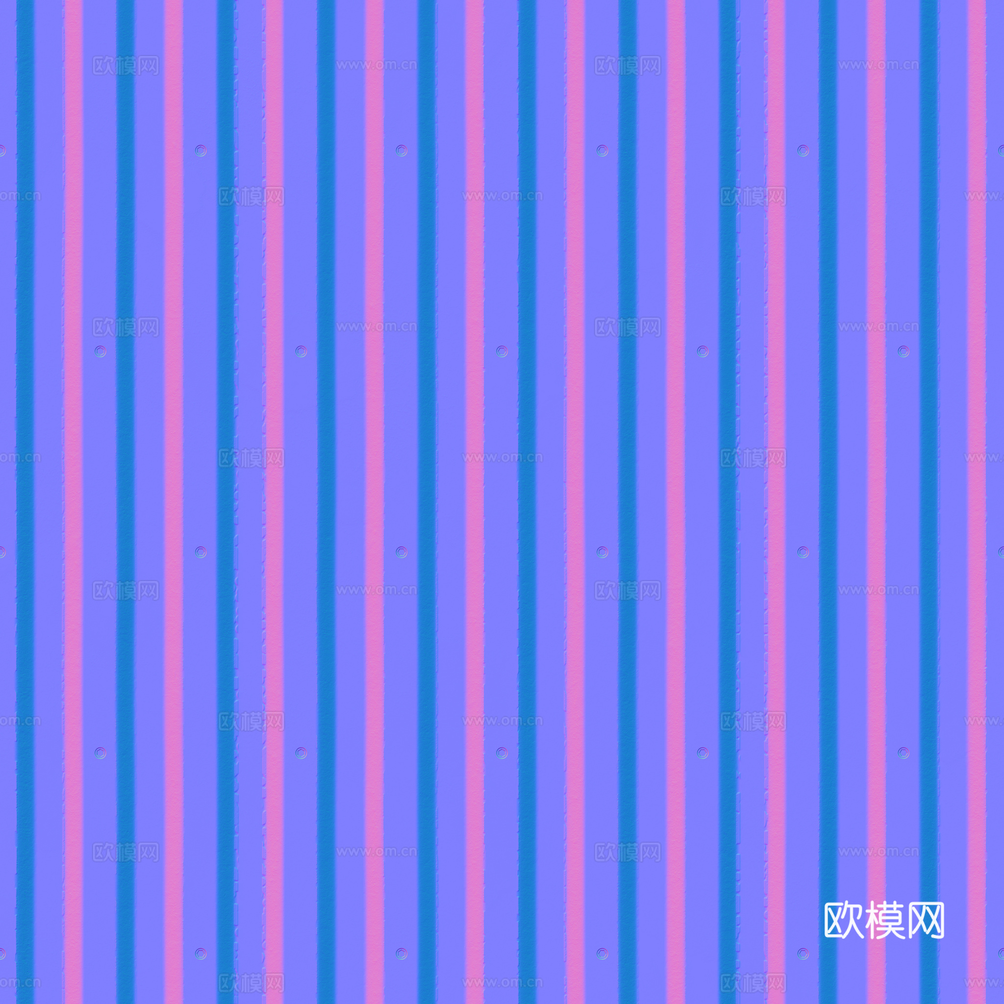 无缝金属波纹板波浪板 PBR材质贴图 2k