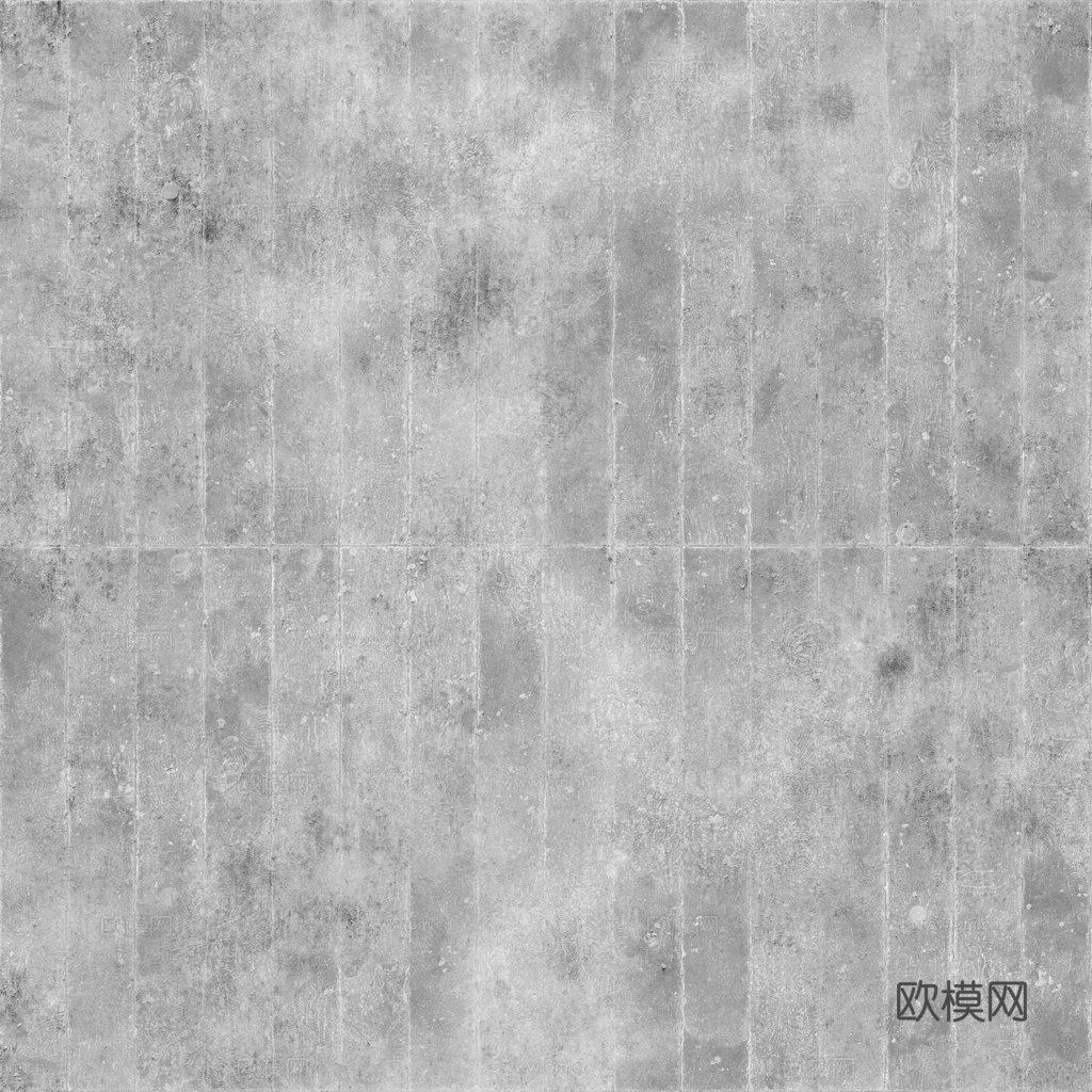 无缝破旧装饰混凝土清水混凝土 PBR材质贴图 1k