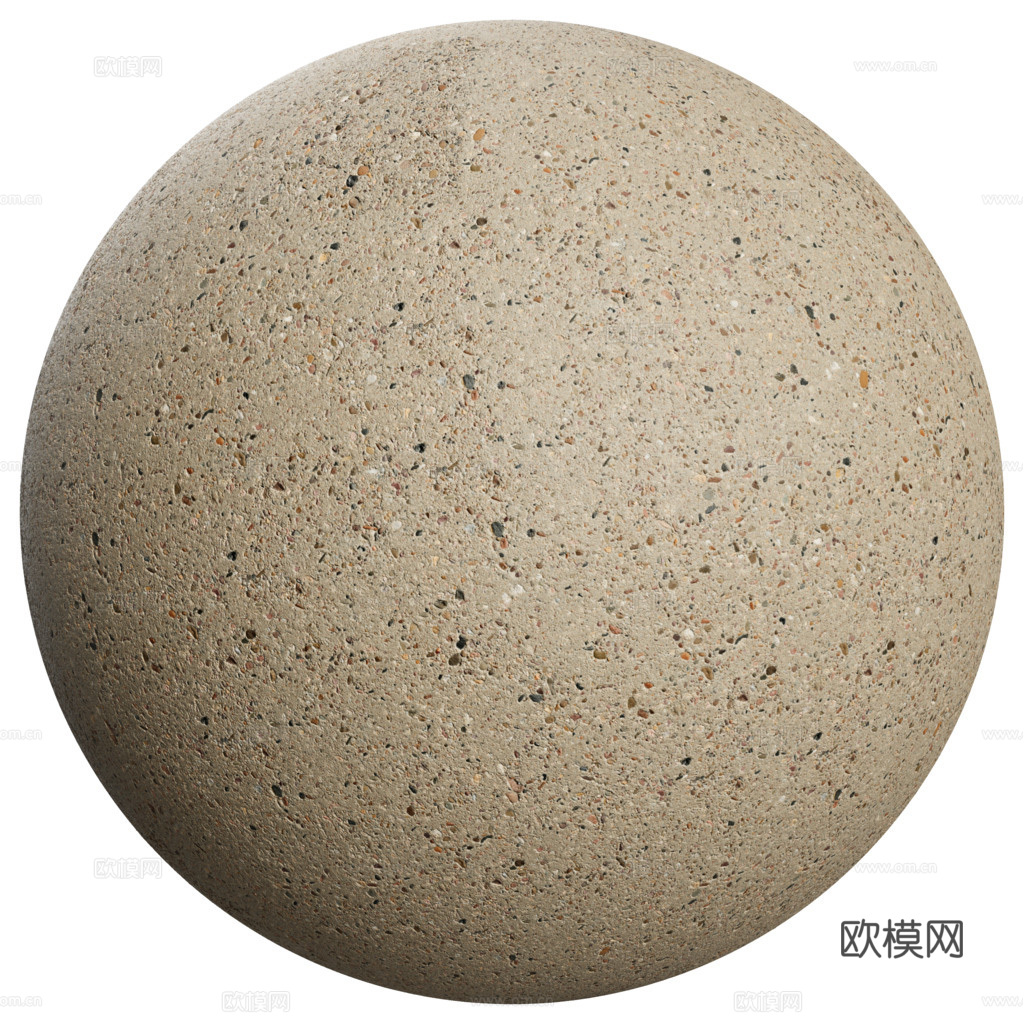 无缝水泥墙水泥地PBR材质贴图 1k