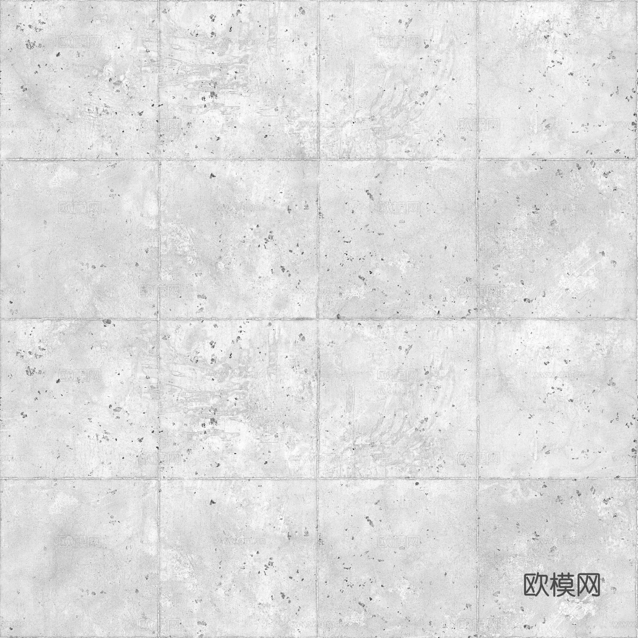 无缝装饰混凝土清水混凝土 PBR材质贴图 2k