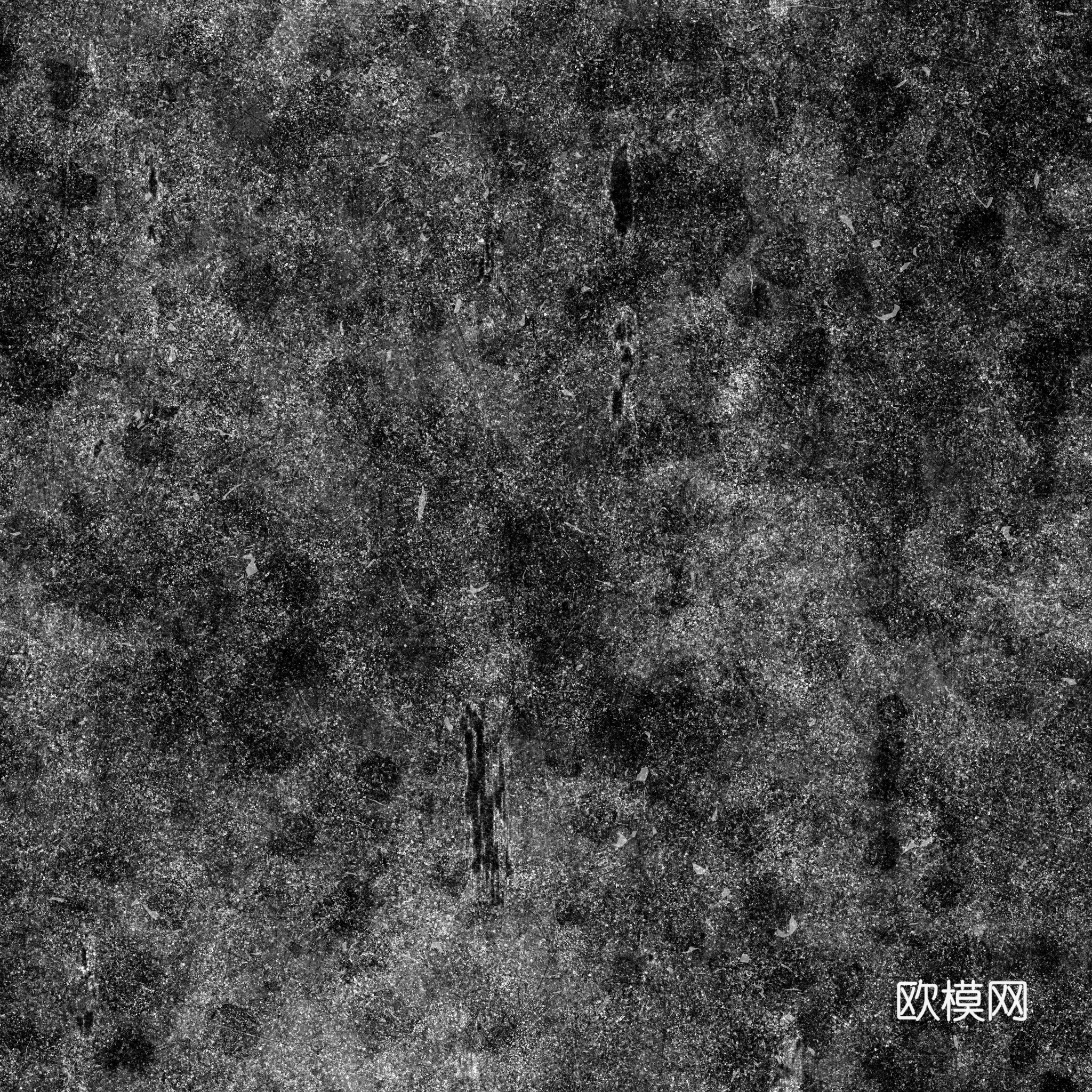 无缝水泥墙水泥地PBR材质贴图 2k