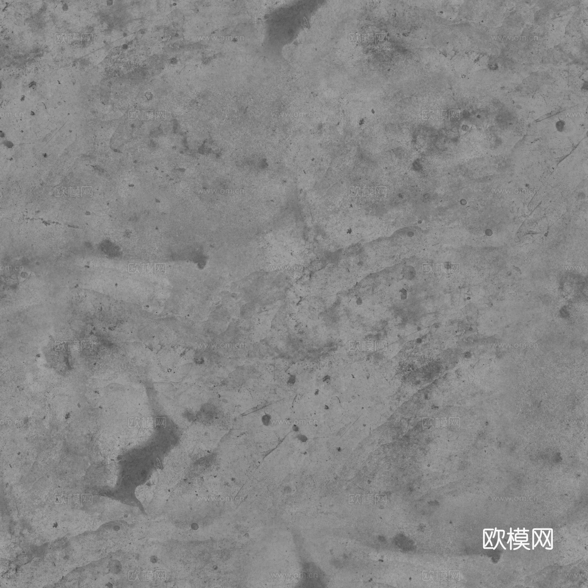 无缝水泥墙水泥地 PBR材质贴图 2k