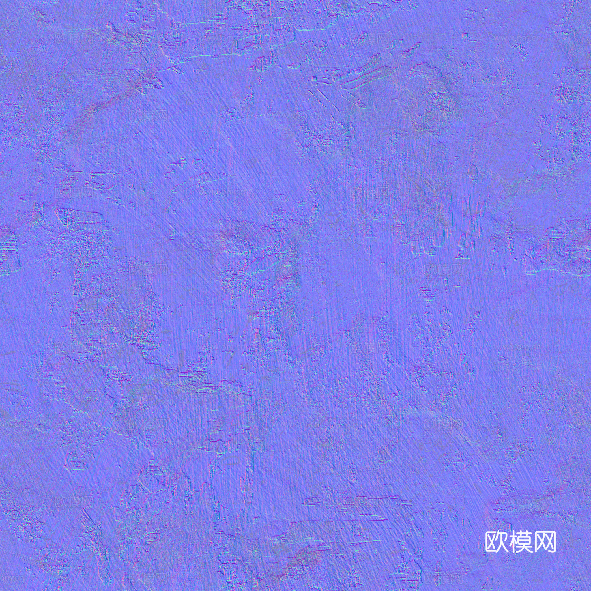 水泥墙水泥地 PBR材质贴图 2k