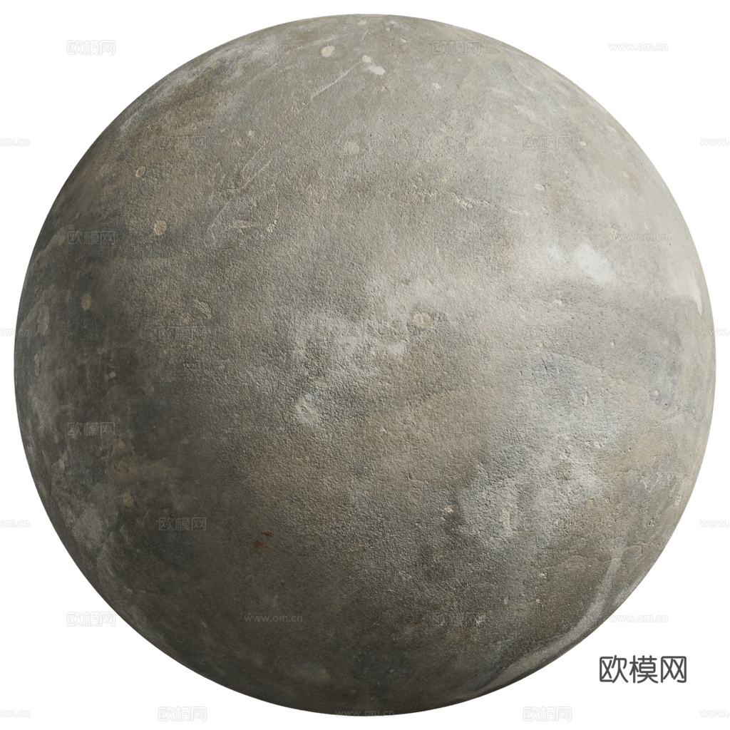 无缝水泥墙水泥地 PBR材质贴图 1k