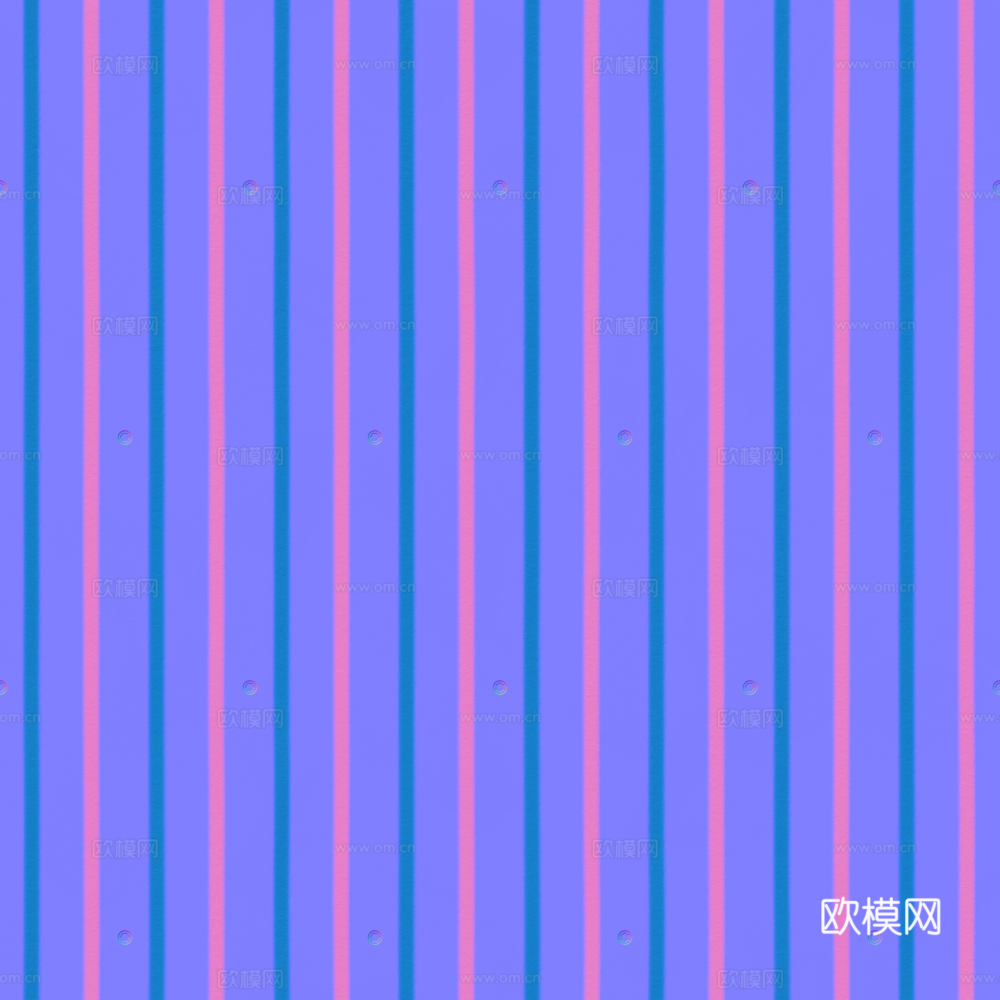 无缝金属波纹板 PBR材质贴图 2k