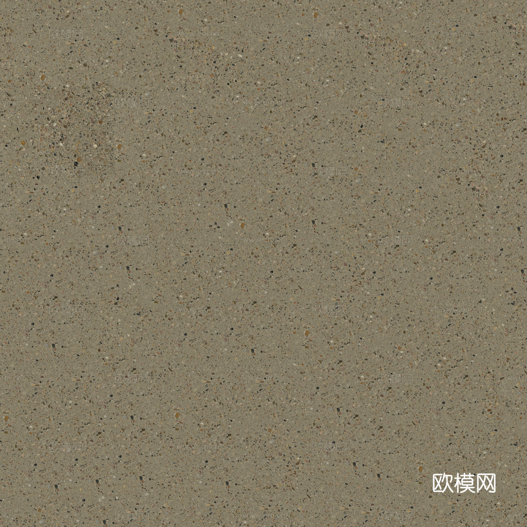 无缝水泥墙水泥地 PBR材质贴图 2k