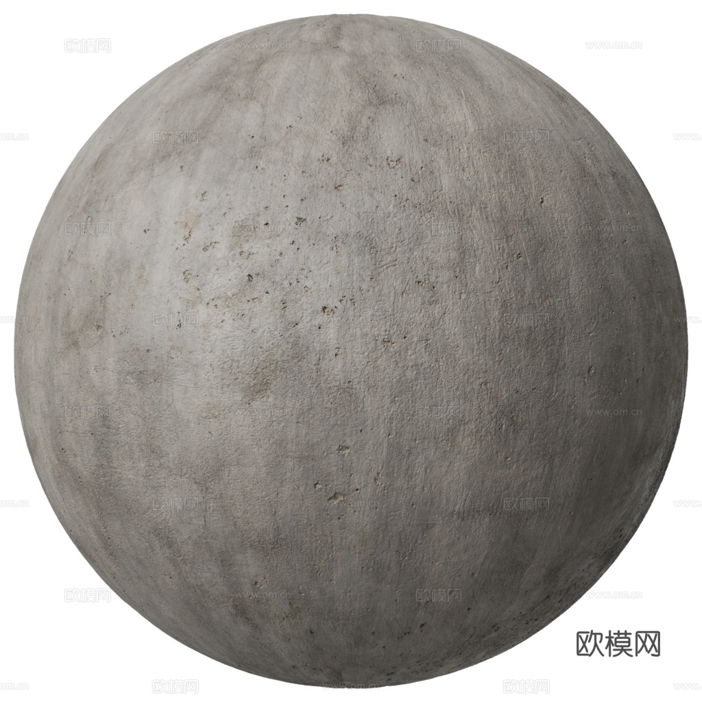 无缝水泥墙水泥地 PBR材质贴图 1k